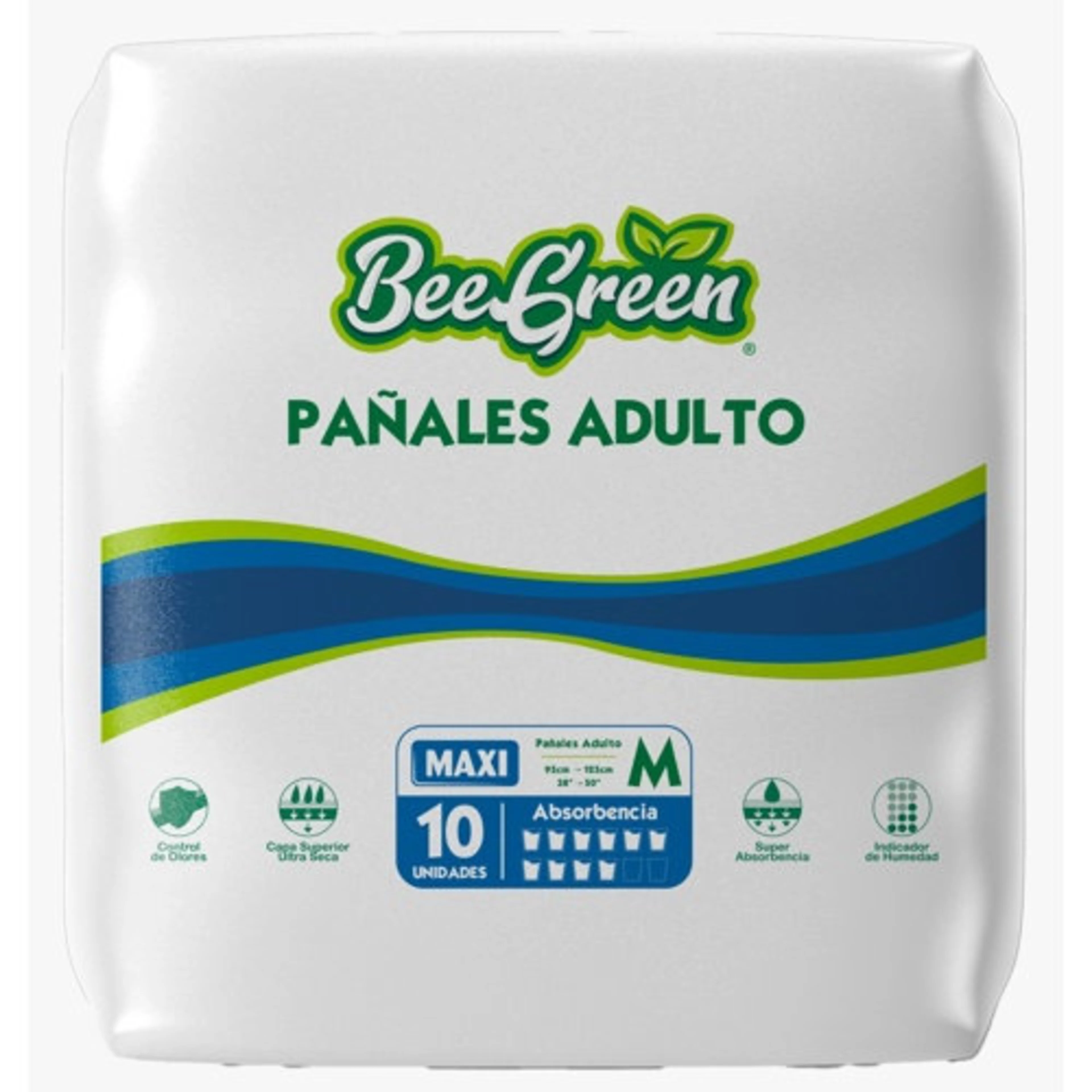 Bee Green Pañal Desechable Para Adulto Talla M