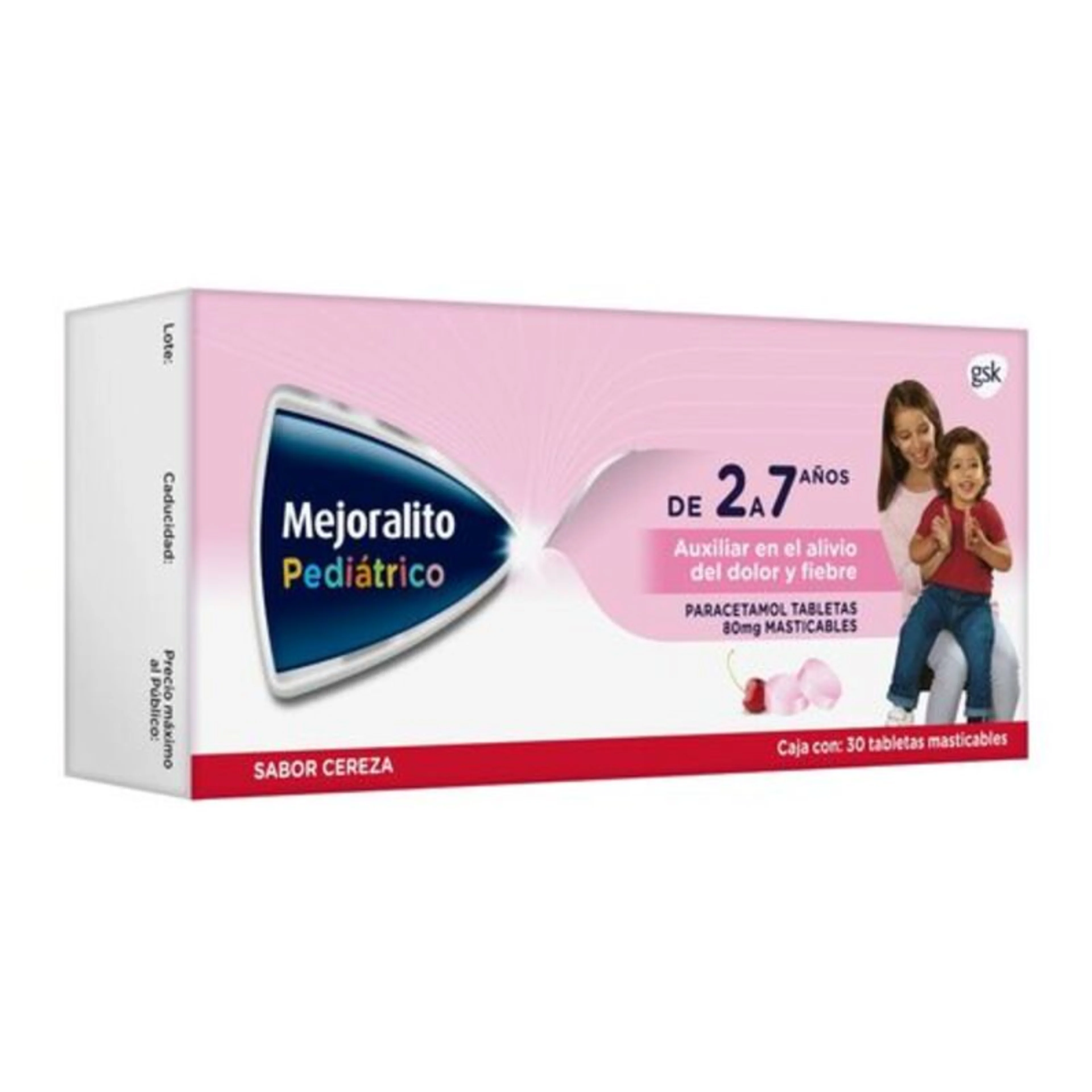 Mejoralito Pediátrico 80 Mg Con 30 Tabletas