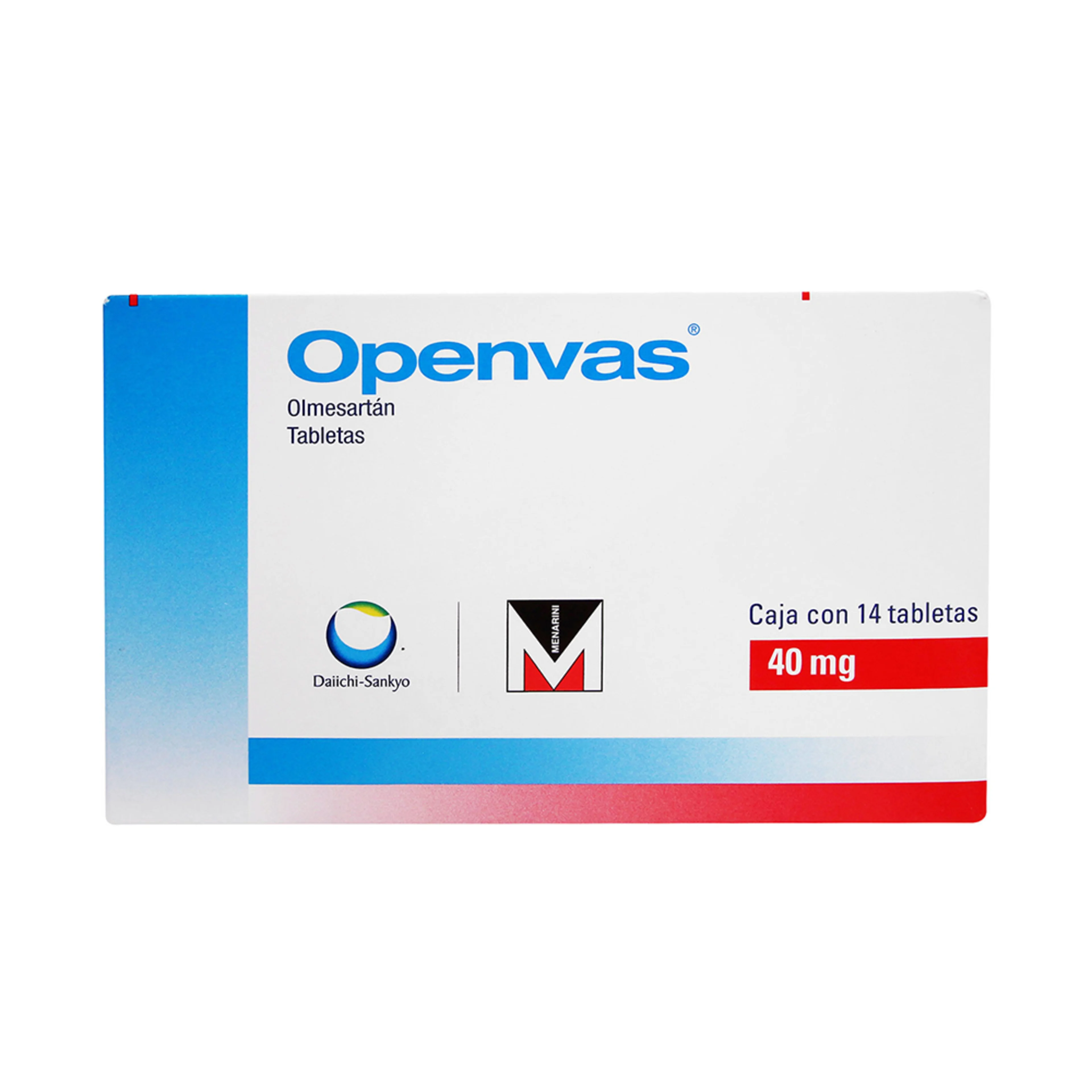 Openvas 40 Mg Con 14 Tabletas