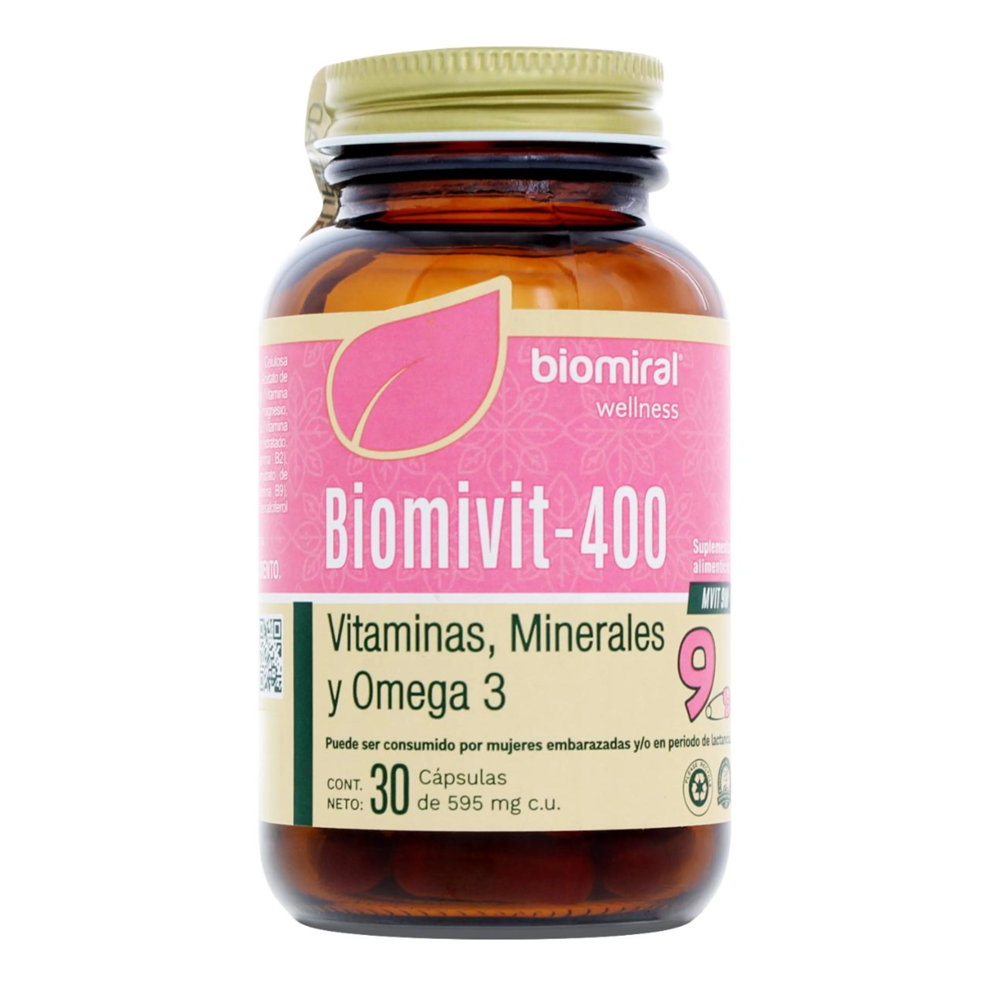 Biomivit-400 con 30 Cápsulas