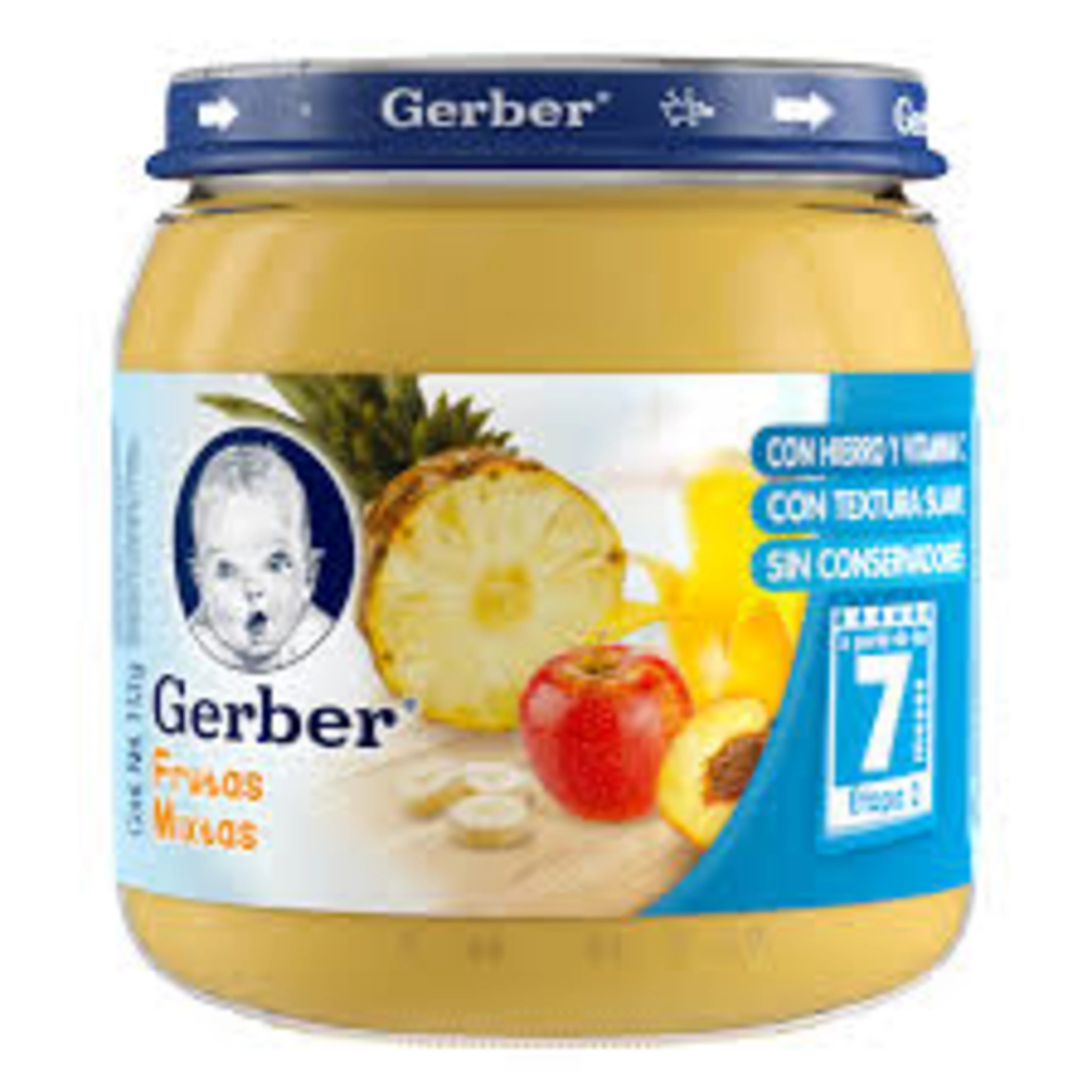 Gerber Etapa 2 Papilla Sabor Frutas Mixtas Con 113 G
