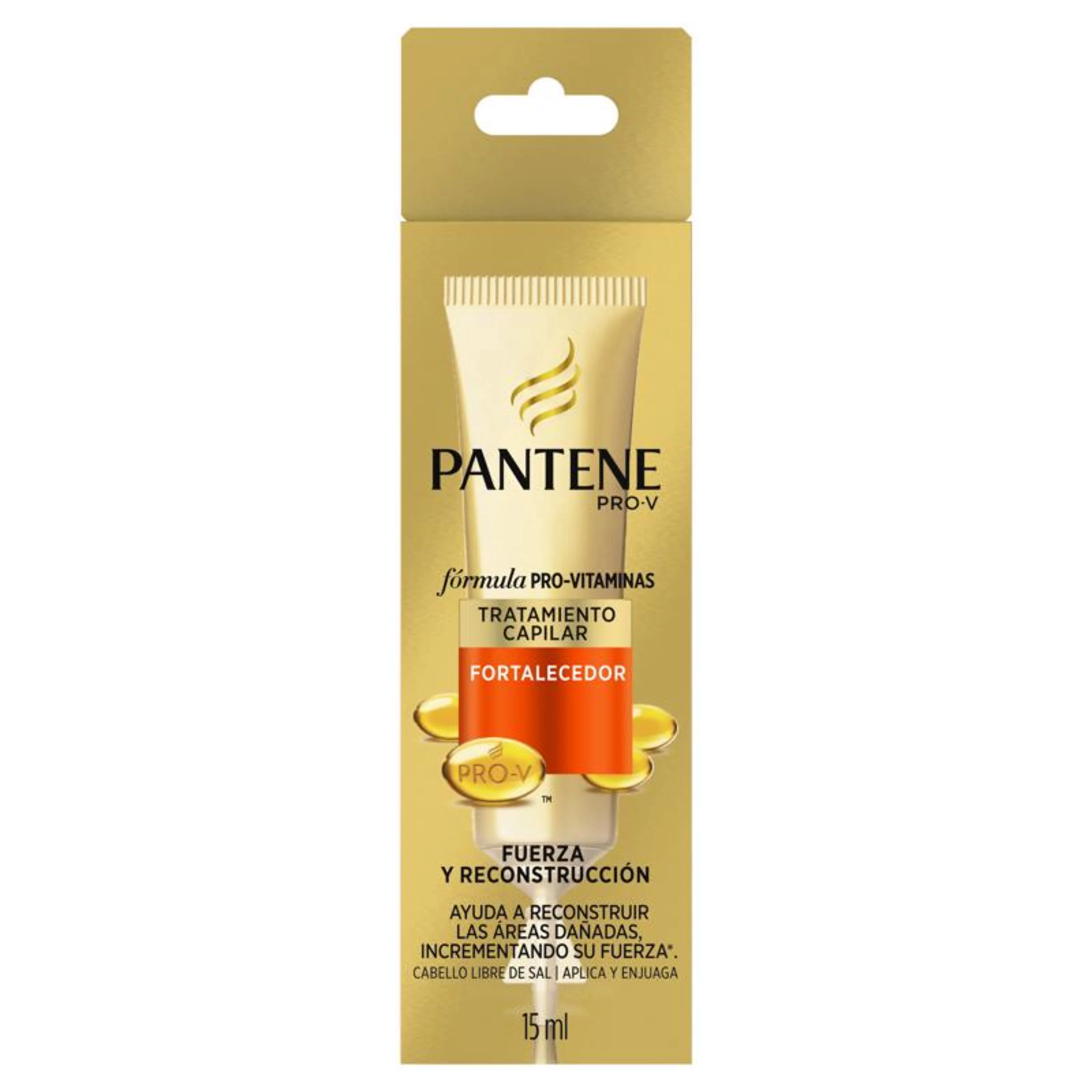 Pantene fuerza y reconstrucción 15 ml caja