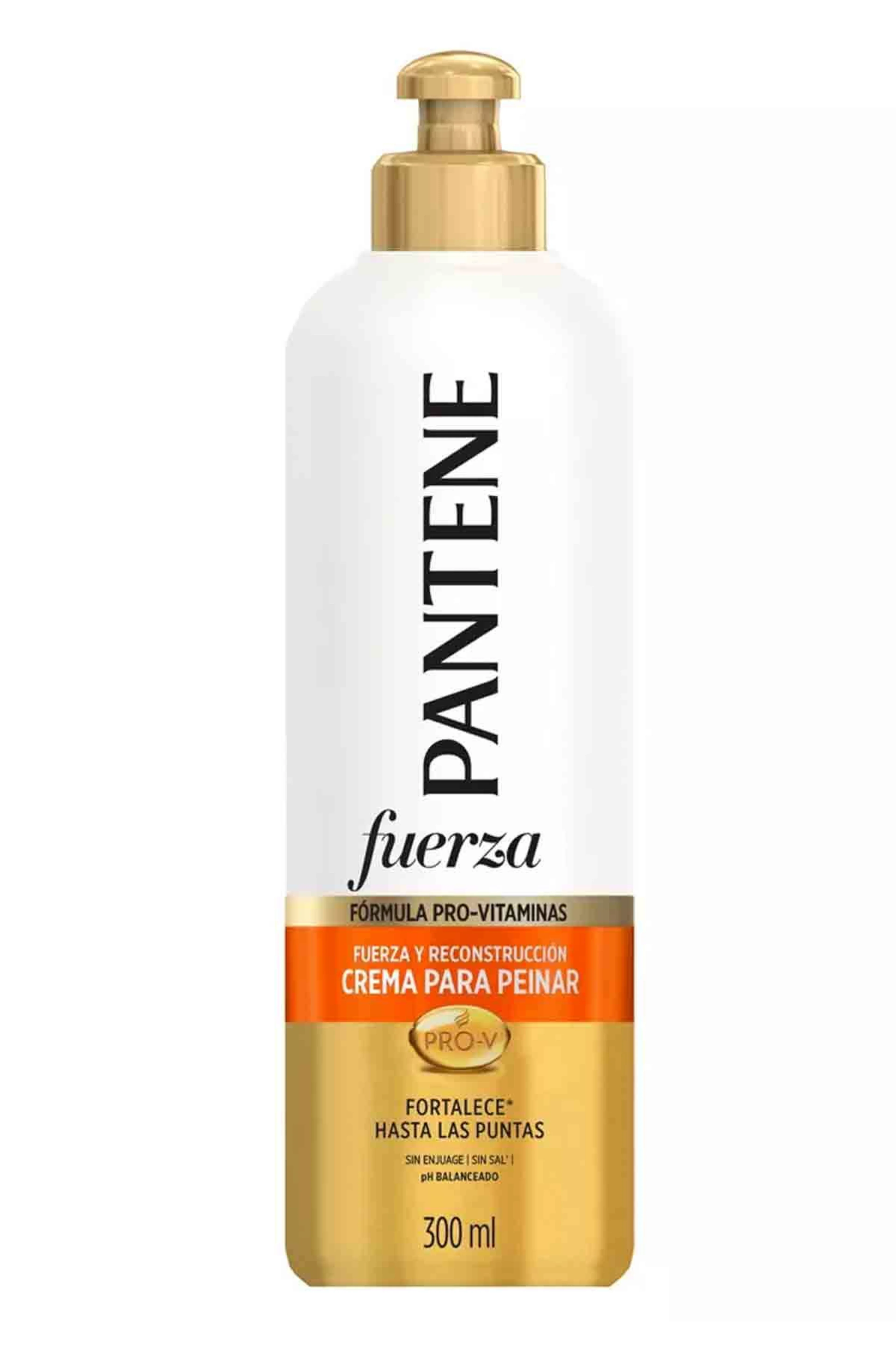 Pantene crema para peinar fuerza y reconstrucción 300 ml envase