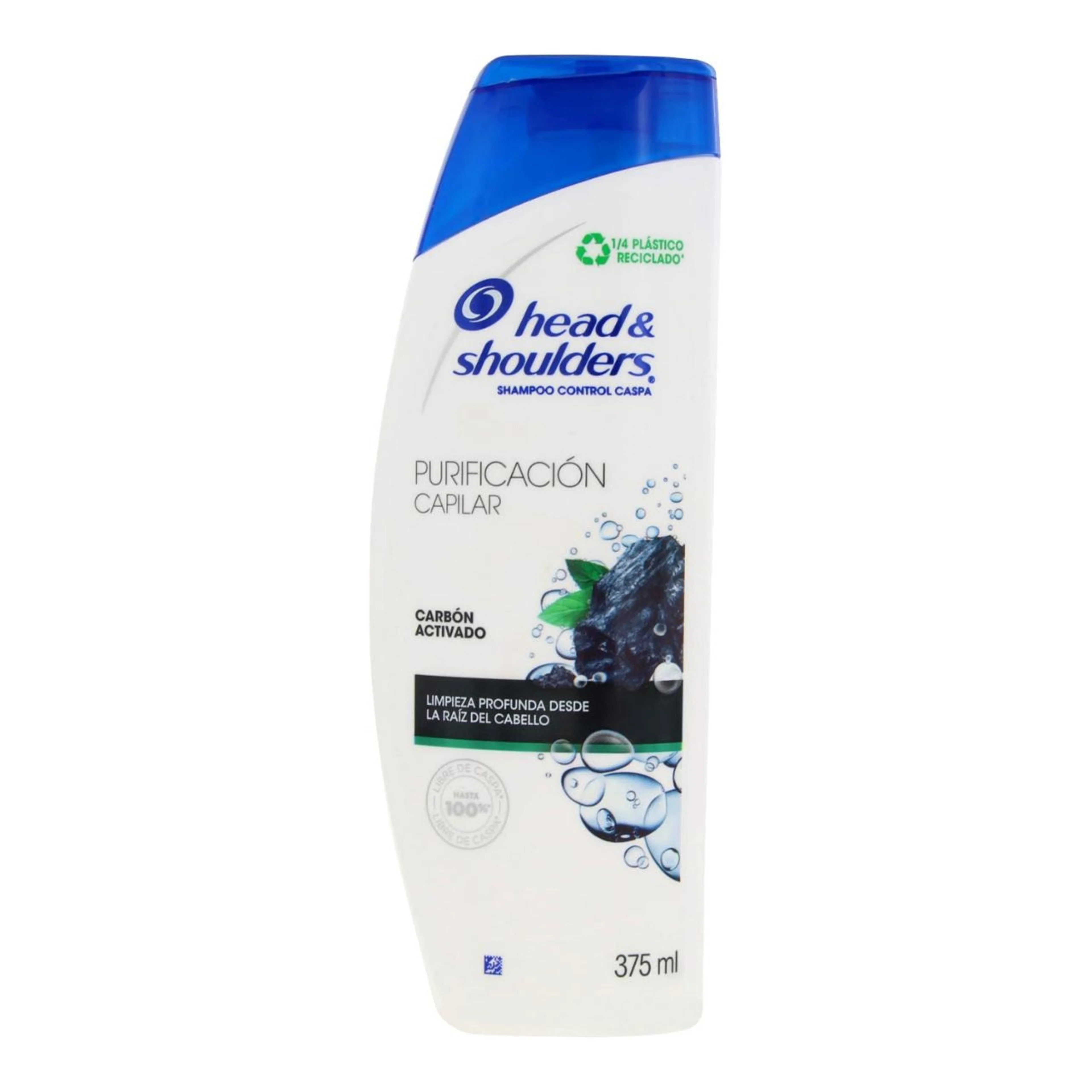 Head & Shoulders Purificación Capilar Carbón Activado Shampoo Con 375 Ml