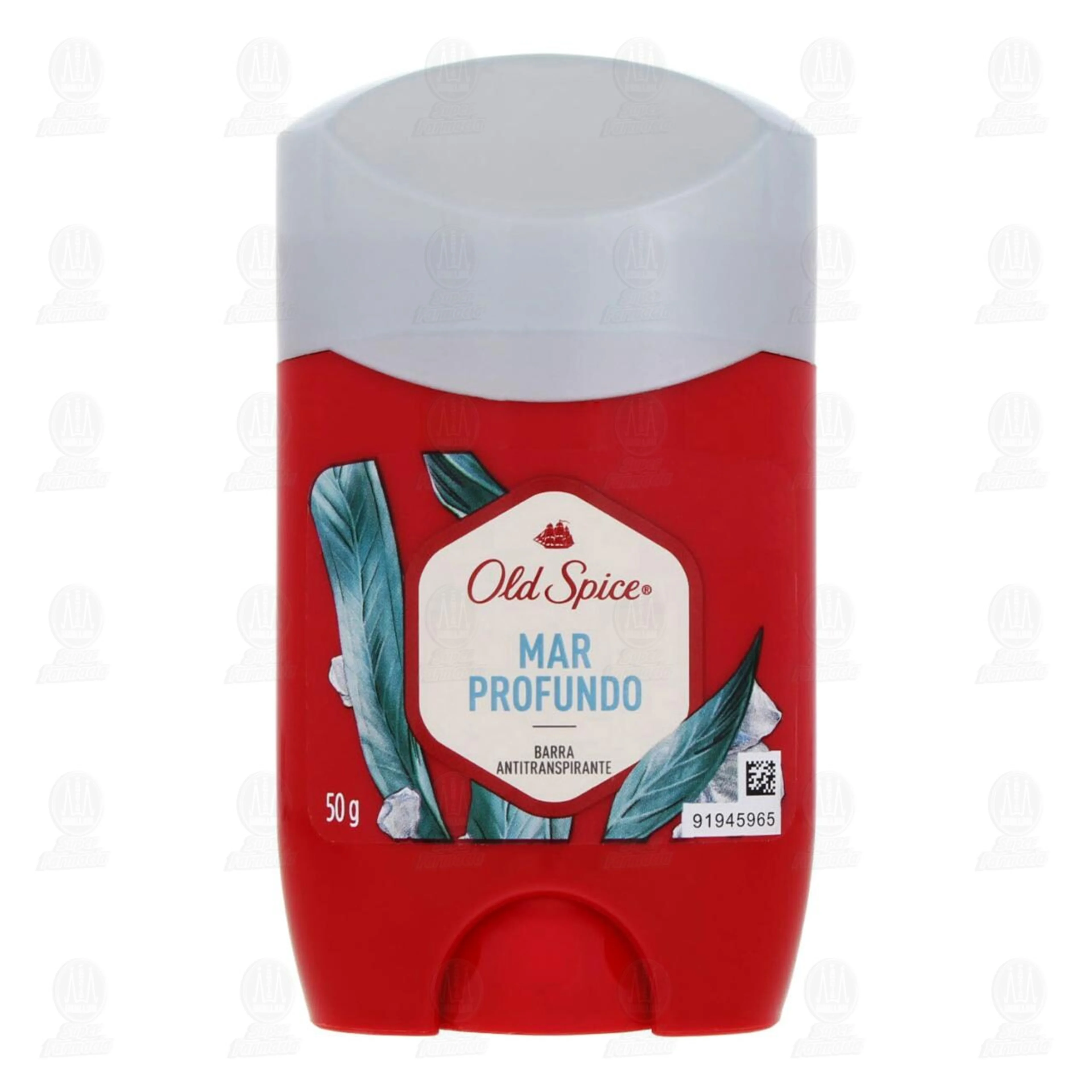Barra antitranspirante old spice mar profundo 50 gr.
