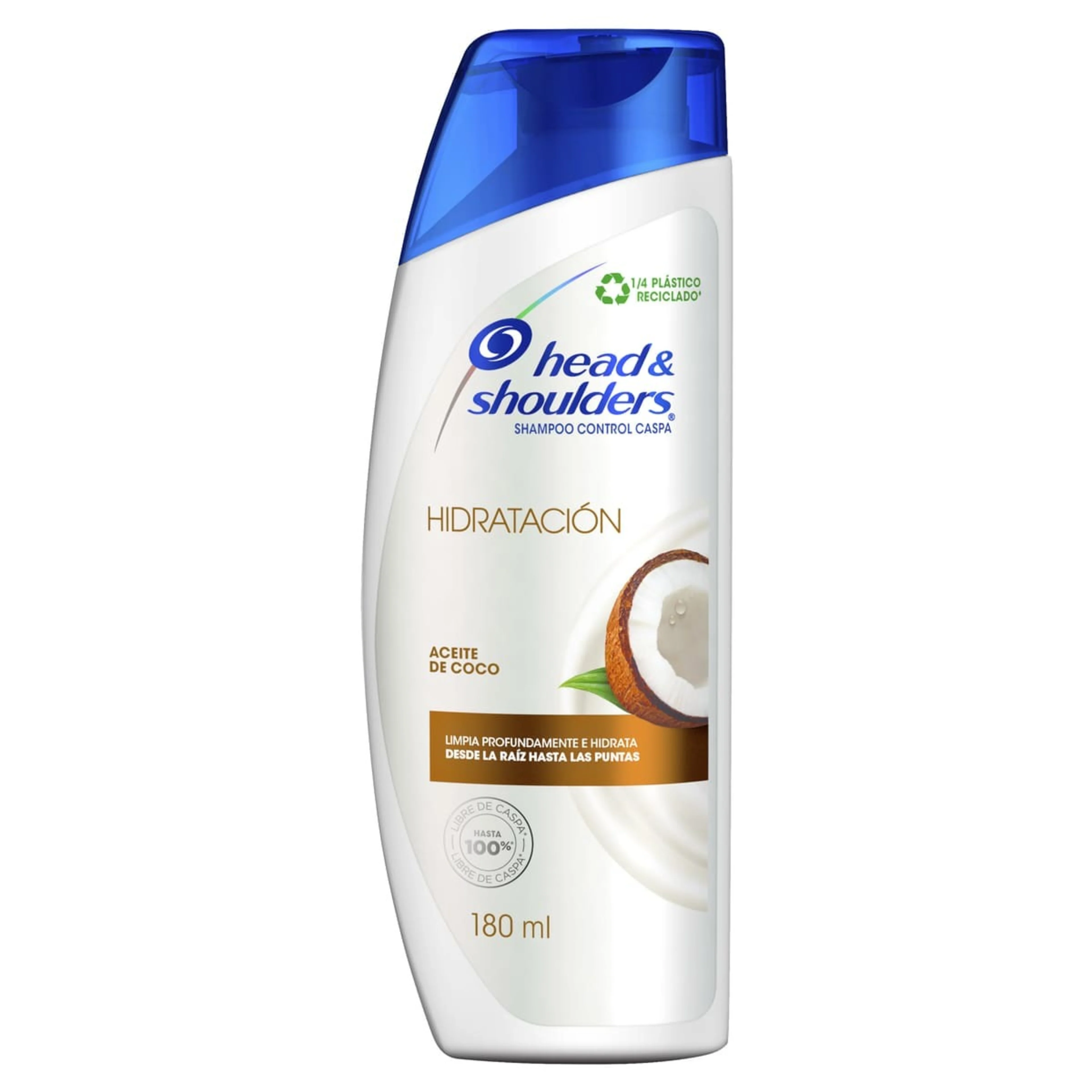 Head &amp;Amp; Shoulders Shampoo Hidratación Con Aciete De Coco Con 180 Ml