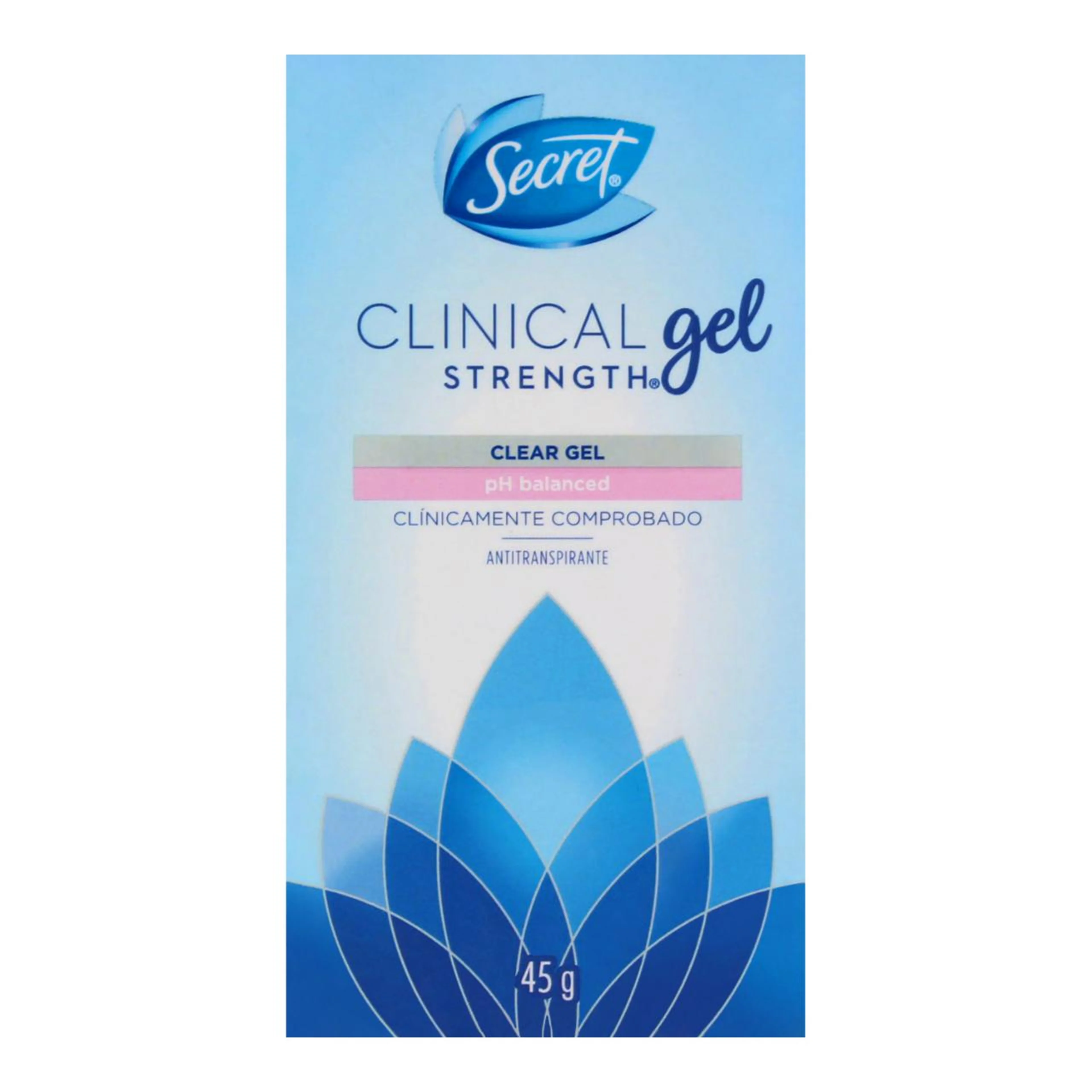 Antitranspirante secret clinical strength en gel para mujer 45 gr.