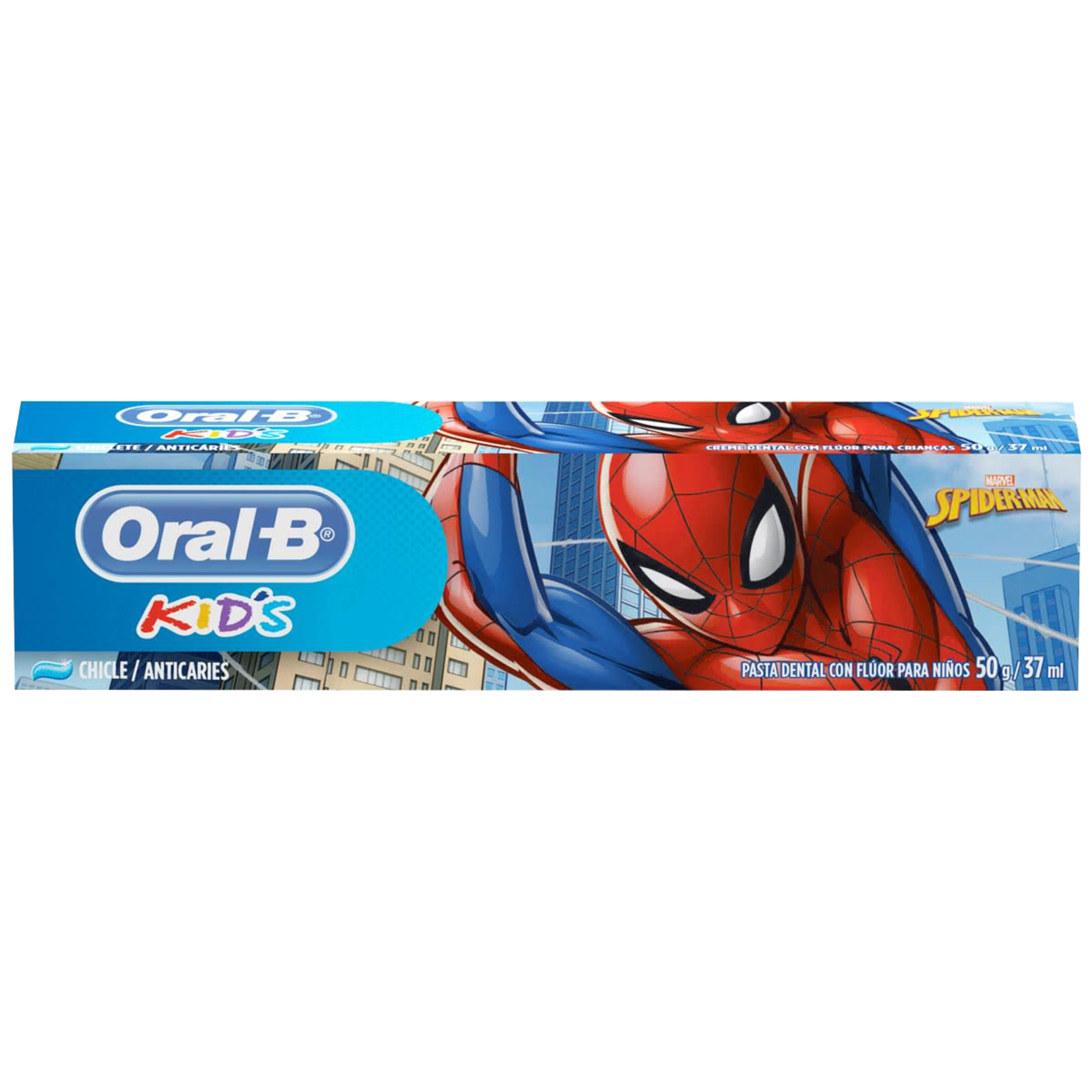 Oral-B Kids Spider-Man Crema Dental Sabor A Chicle Con 37 Ml