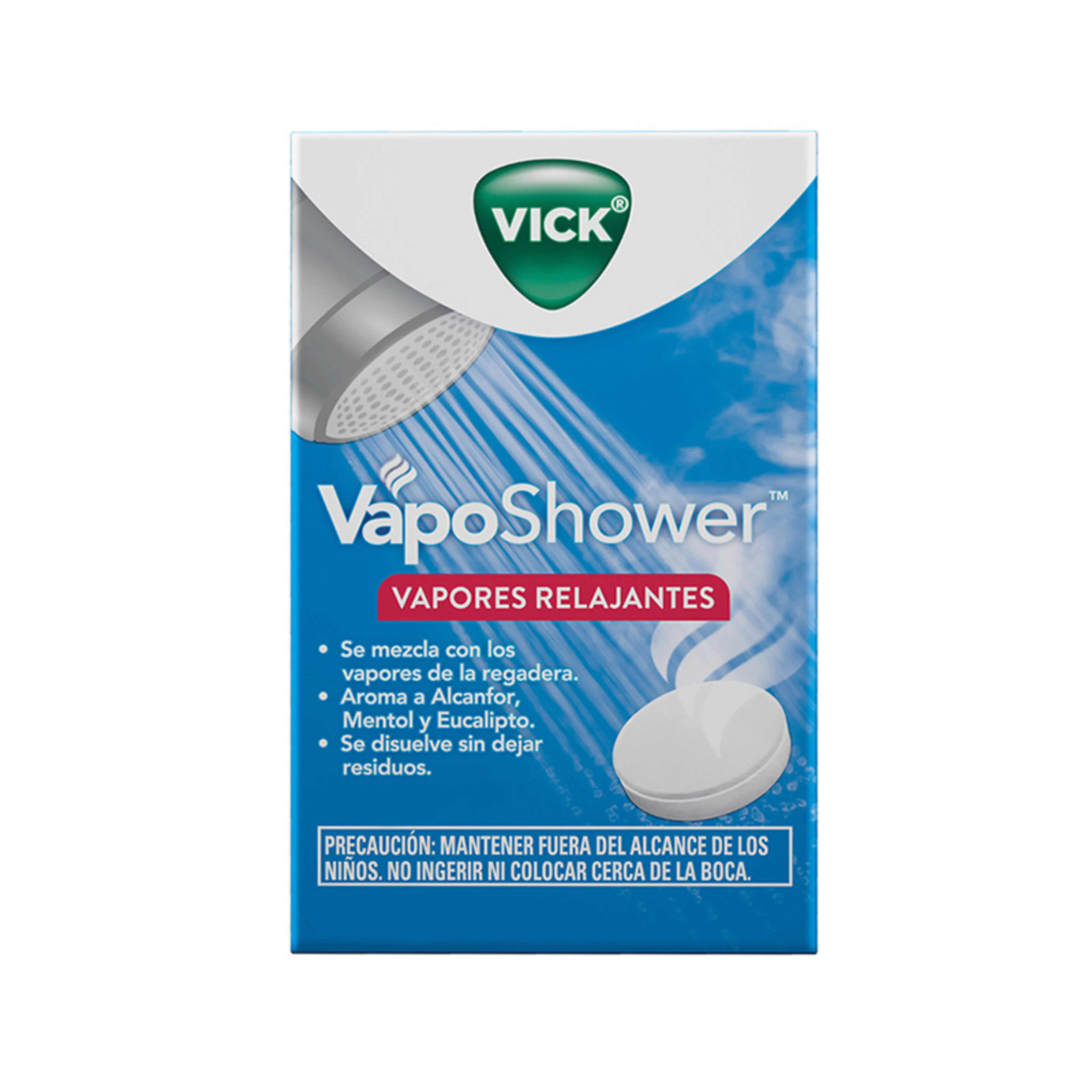 Vick Vapo Shower Vapores Relajantes 3 Pastillas Solubles