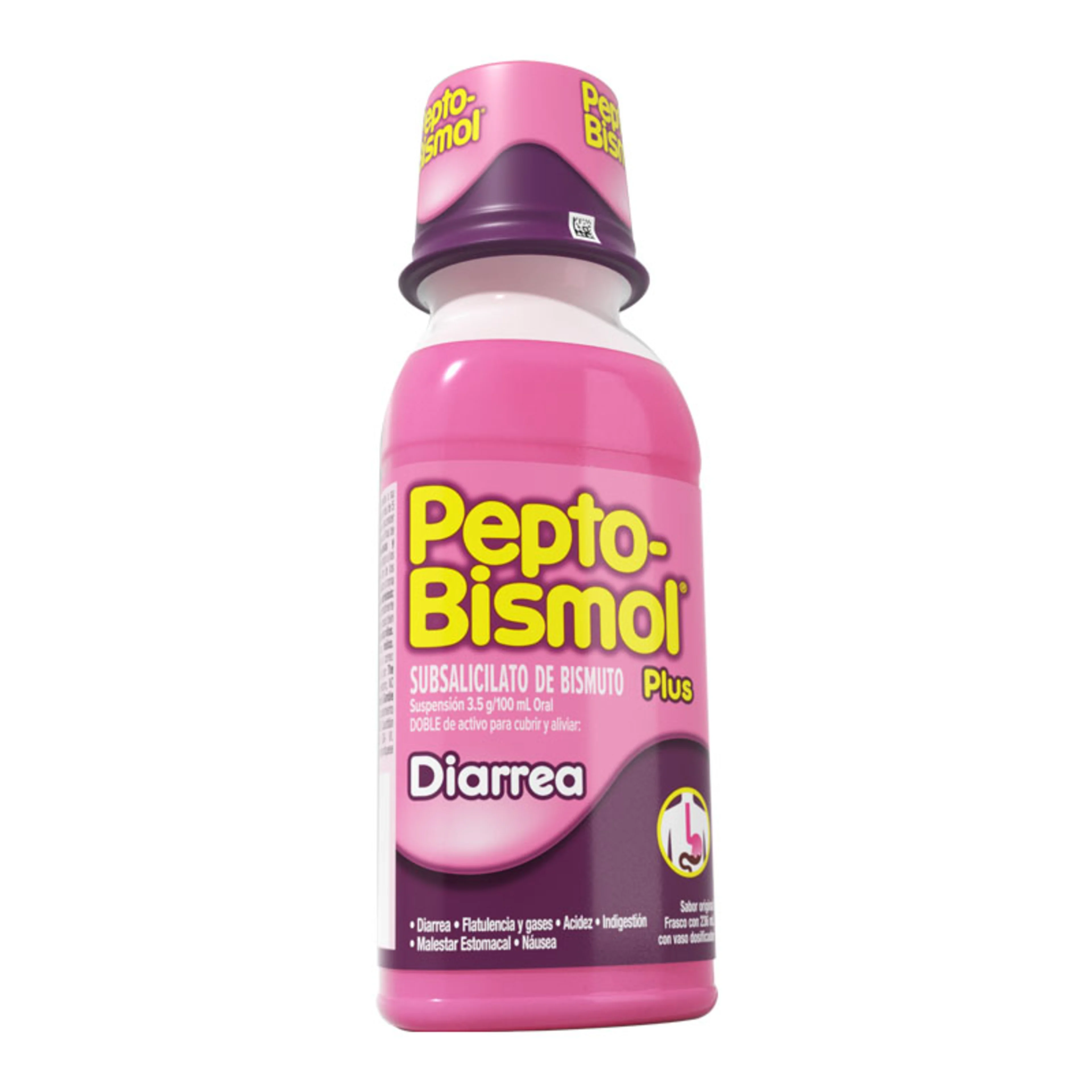 Pepto Bismol Plus Diarrea 3.5 G Sabor Original Con 236 Ml