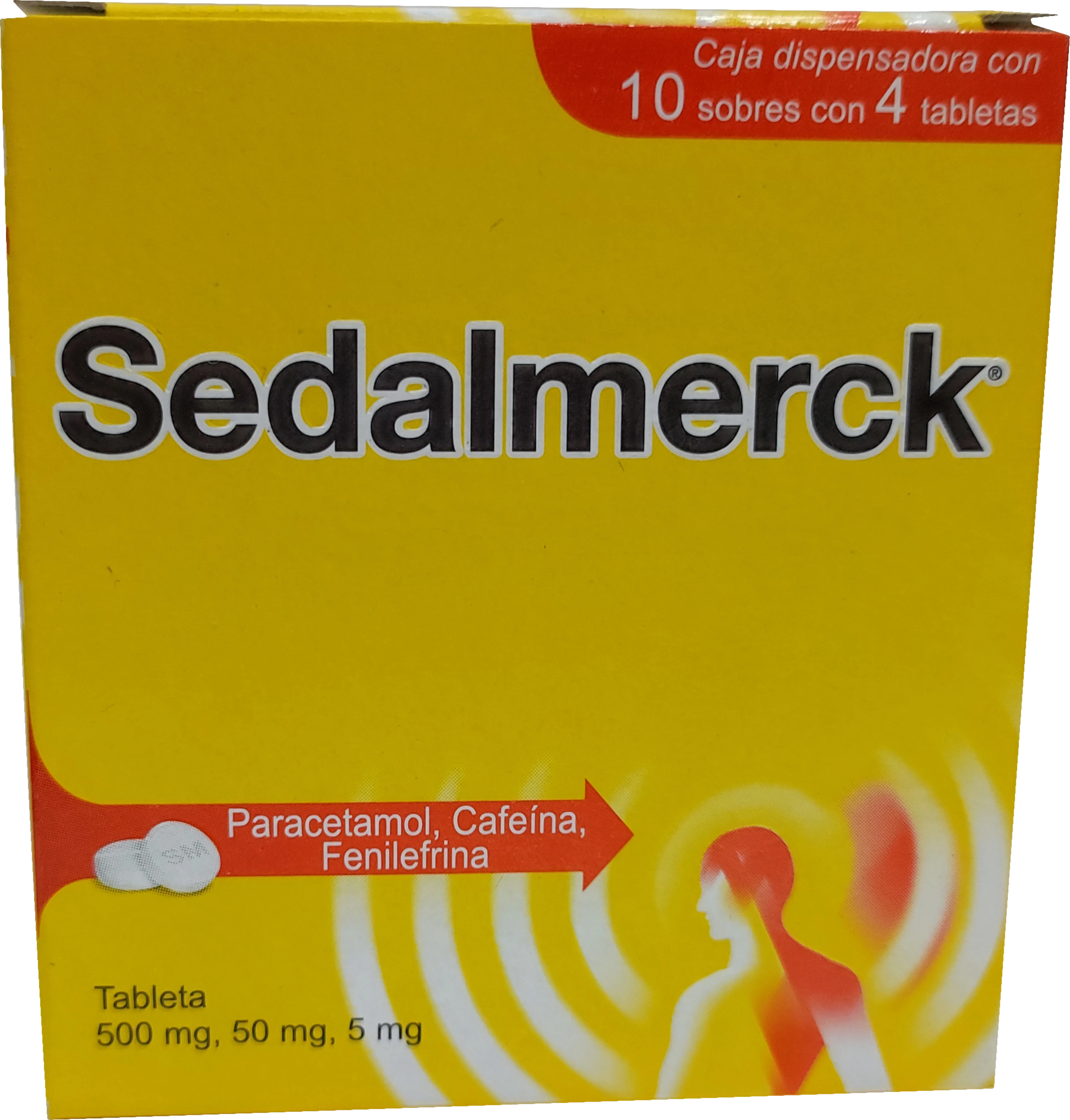 Sedalmerck 500/50/5 Mg Con 40 Tabletas