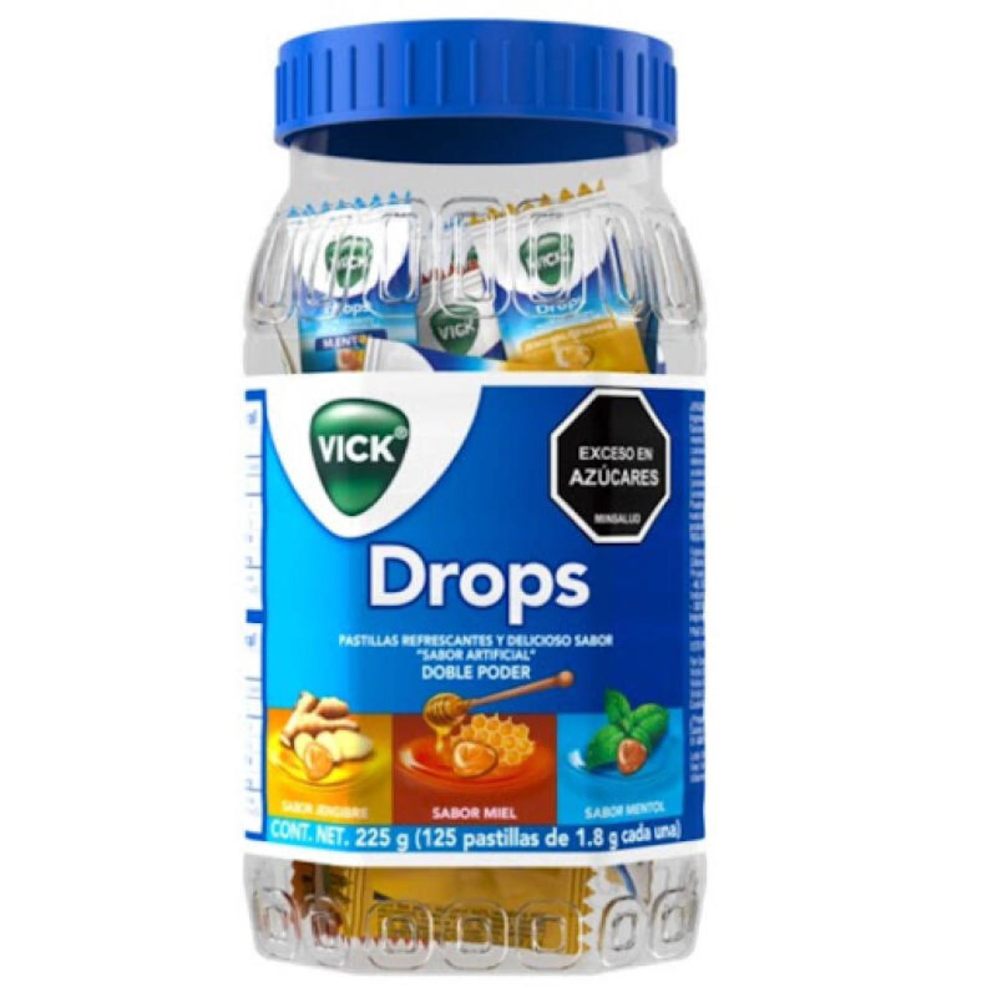 Vick Drops Mix Con 125 Piezas