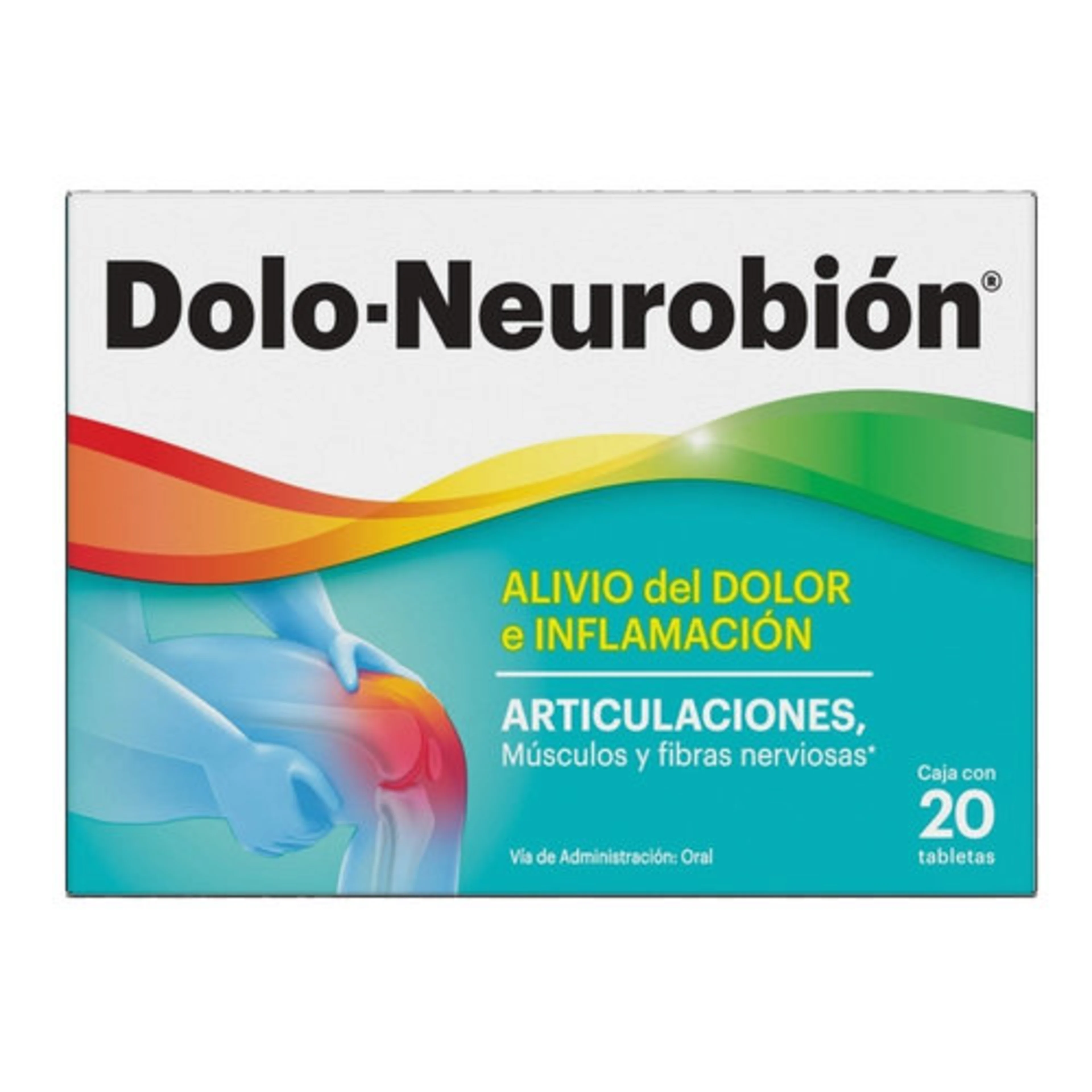 Dolo-Neurobion 50/50/50/0.25 Mg Con 20 Tabletas