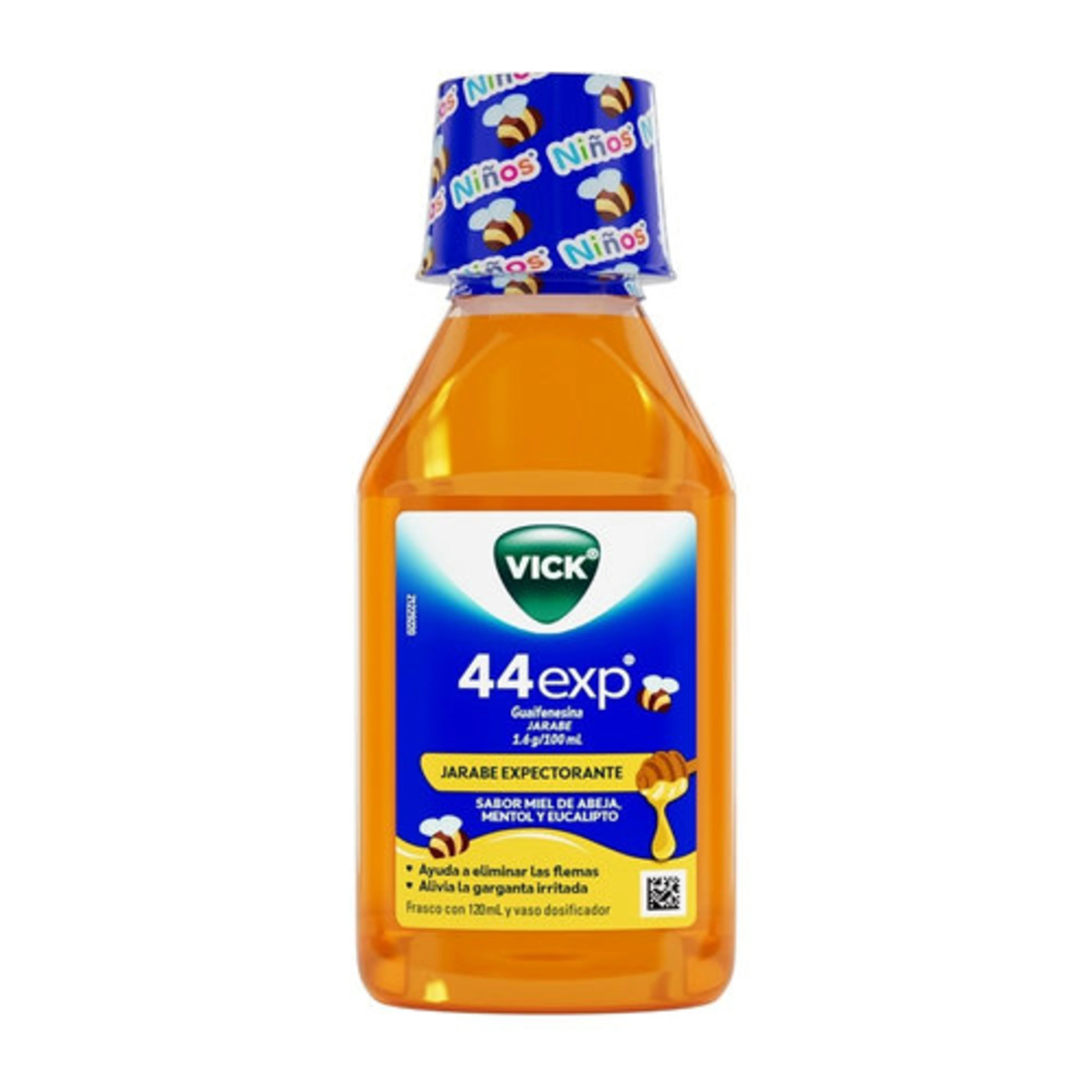 Vick 44 Exp Niños 1.6 G / 100 Ml Jarabe Con 120 Ml