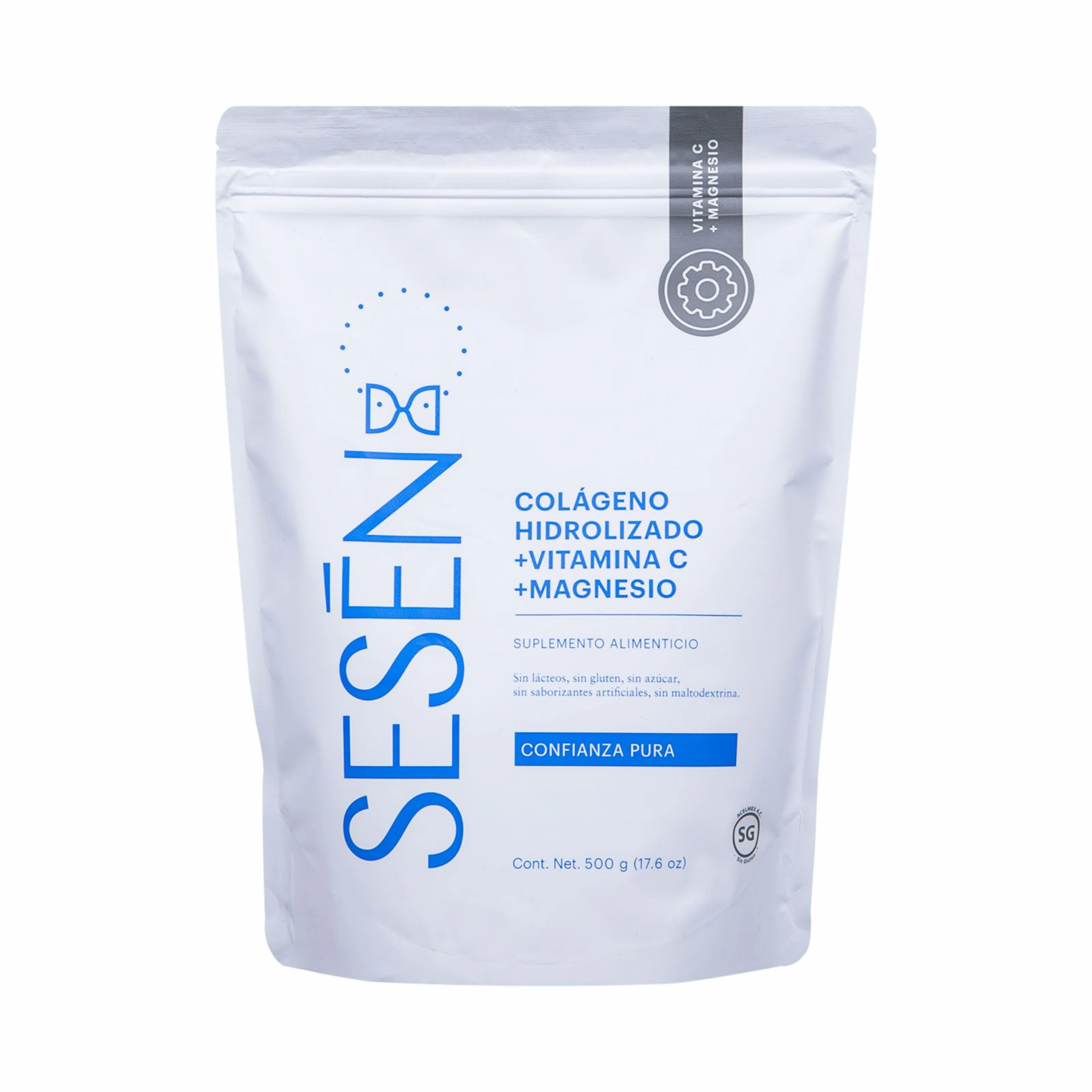Sesen colagecero impuestos + vitamina c + magnesio 500g