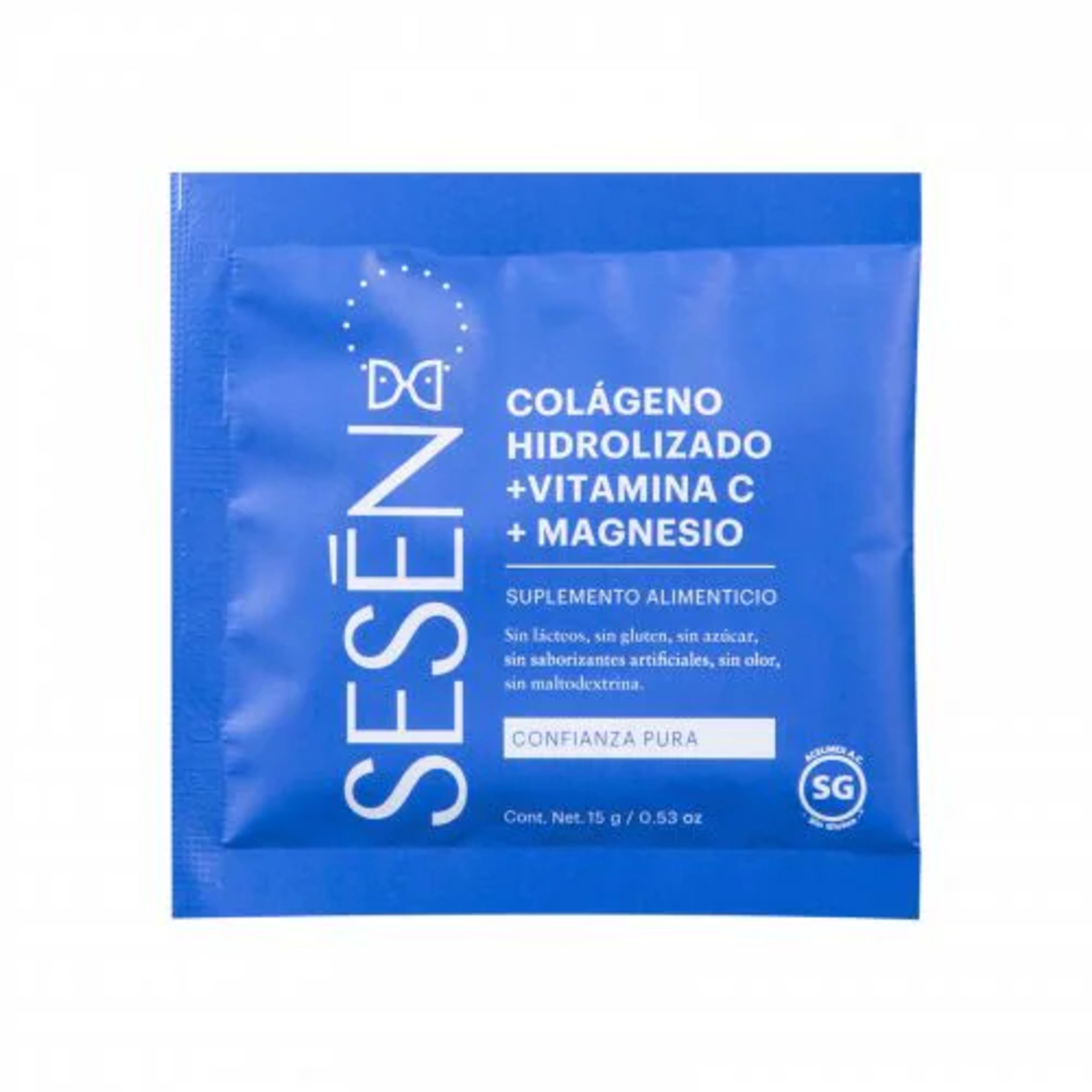 Sesen colageno + vitamina c + magnesio 15g