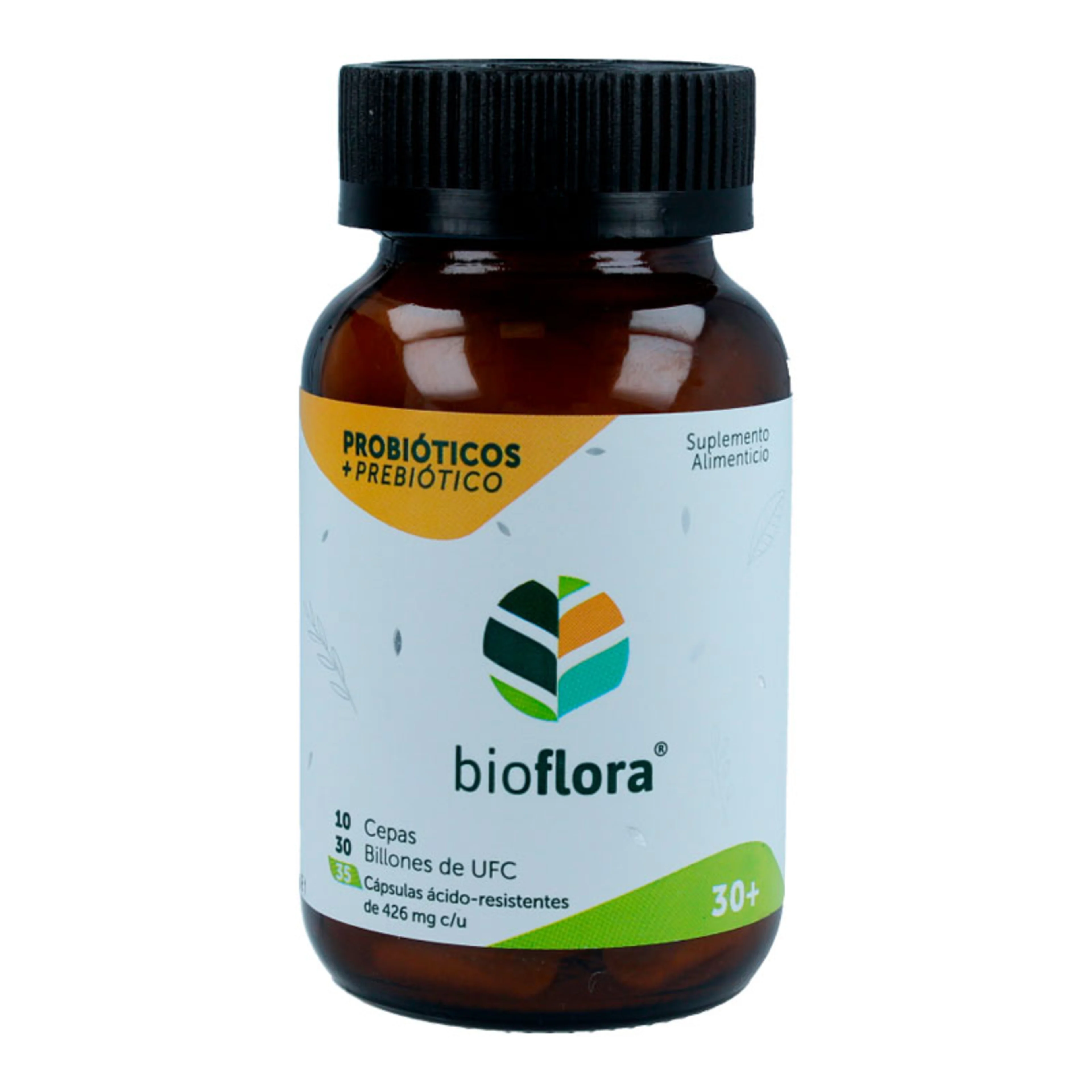 Bioflora balance de probióticos+prebiótico 35 frasco vitamina c 90 mg