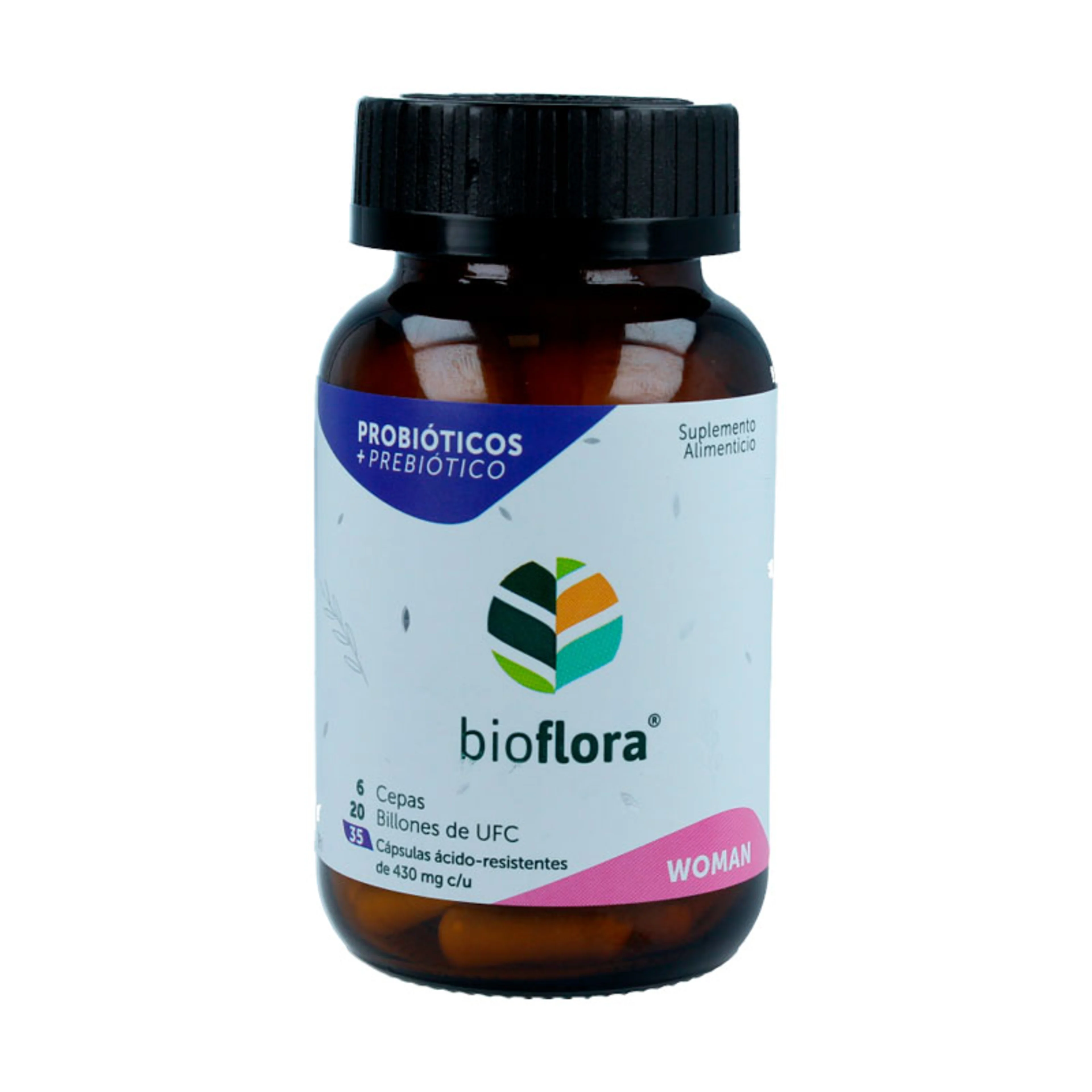 Bioflora woman con probióticos+prebiótico 35 frasco probioticos 250 mg