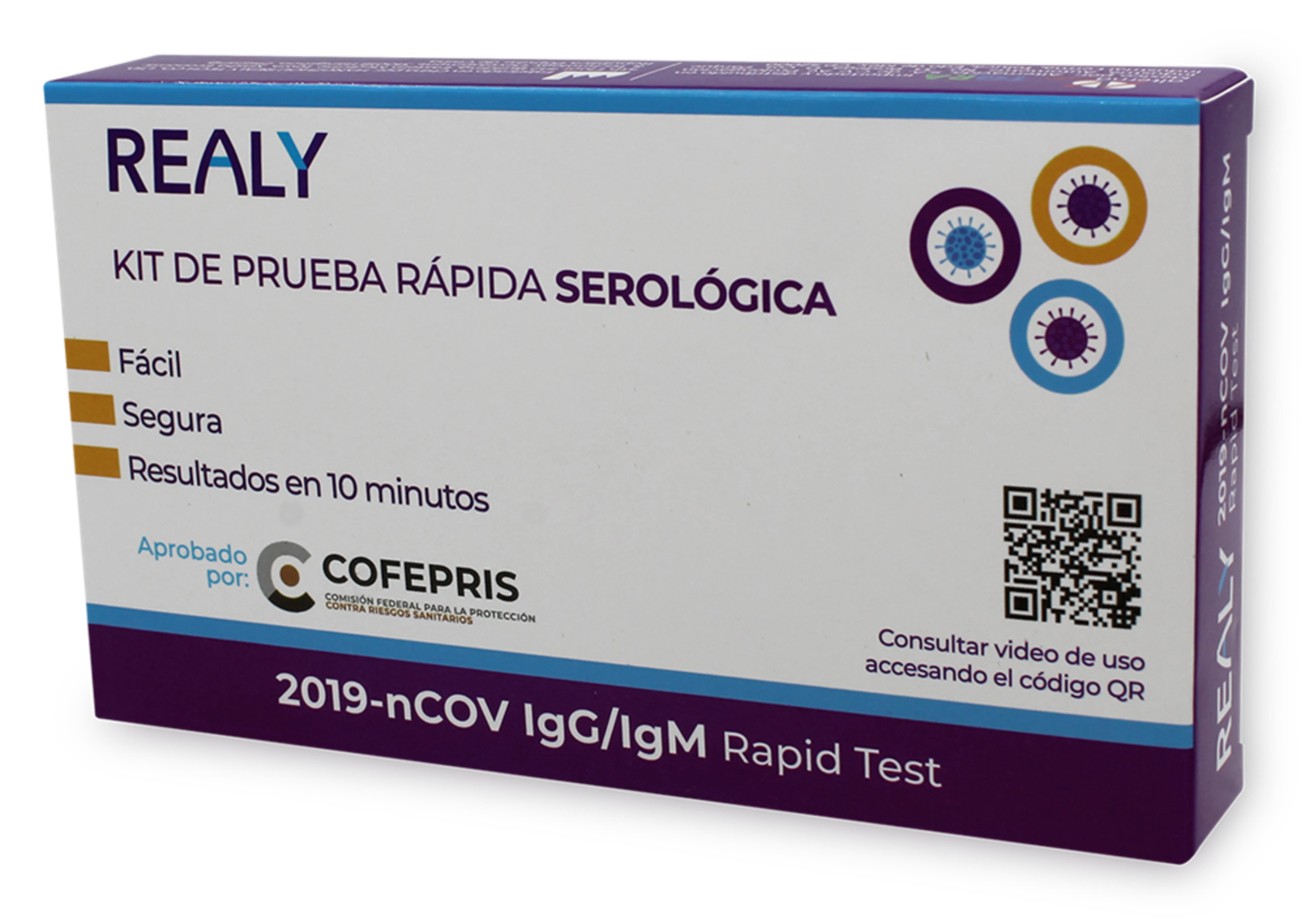 Prueba covid 2019-ncov igg/ igm 1 pza