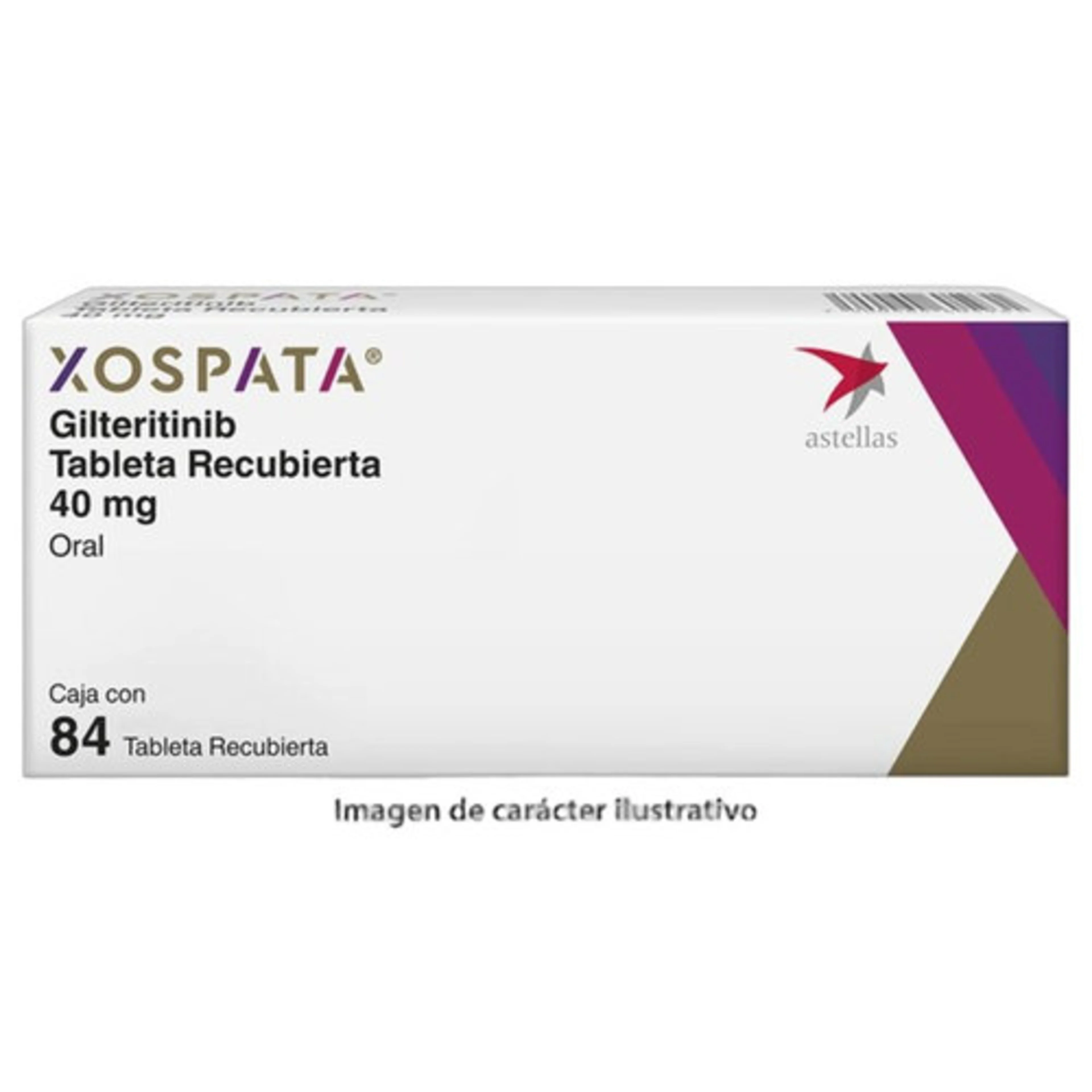 Xospata 40Mg Con 84 Tabletas