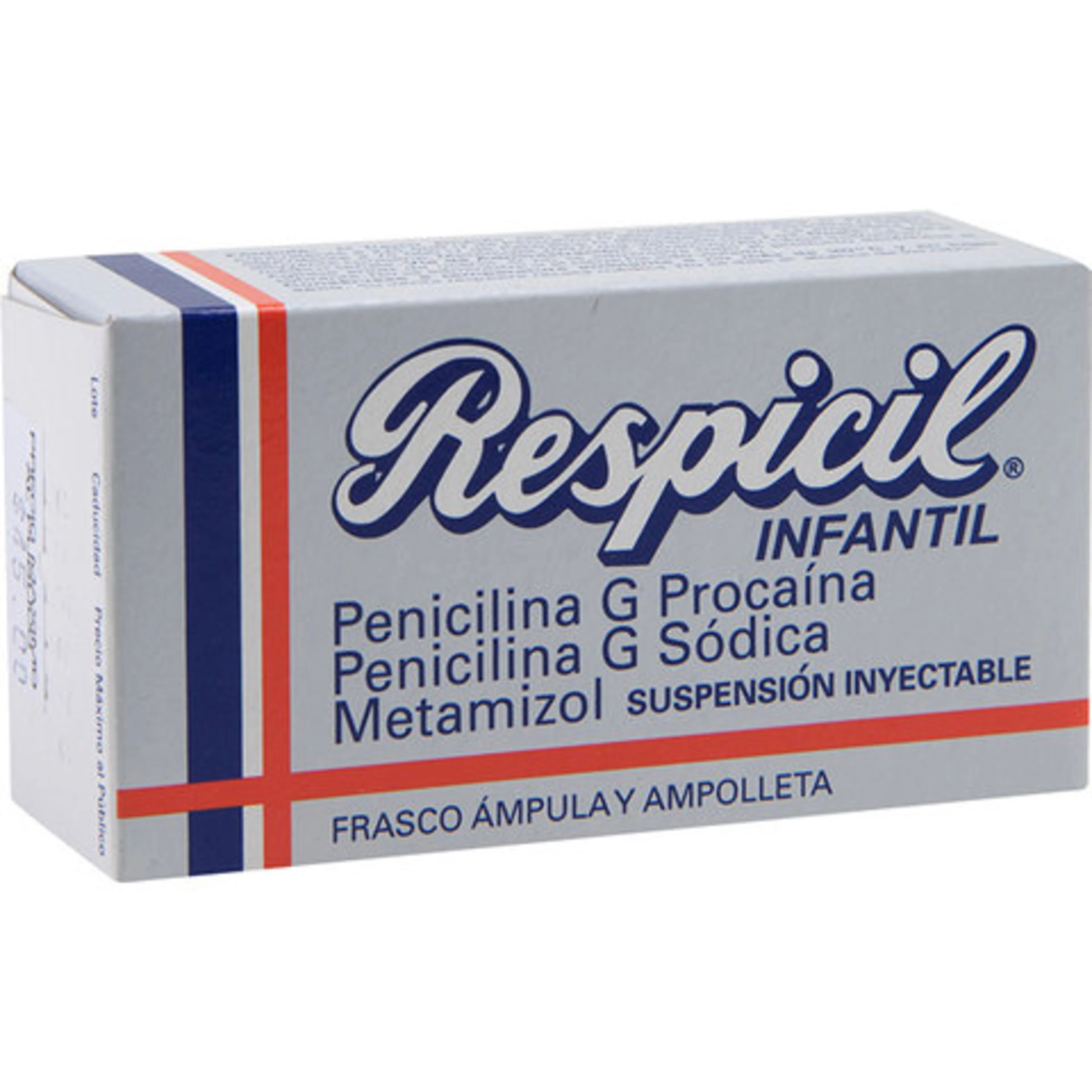 Respicil Ácido Ascórbico Metamizol Sódico Penicilina G Estreptomicina Infantil Con 1 Frasco Ámpula