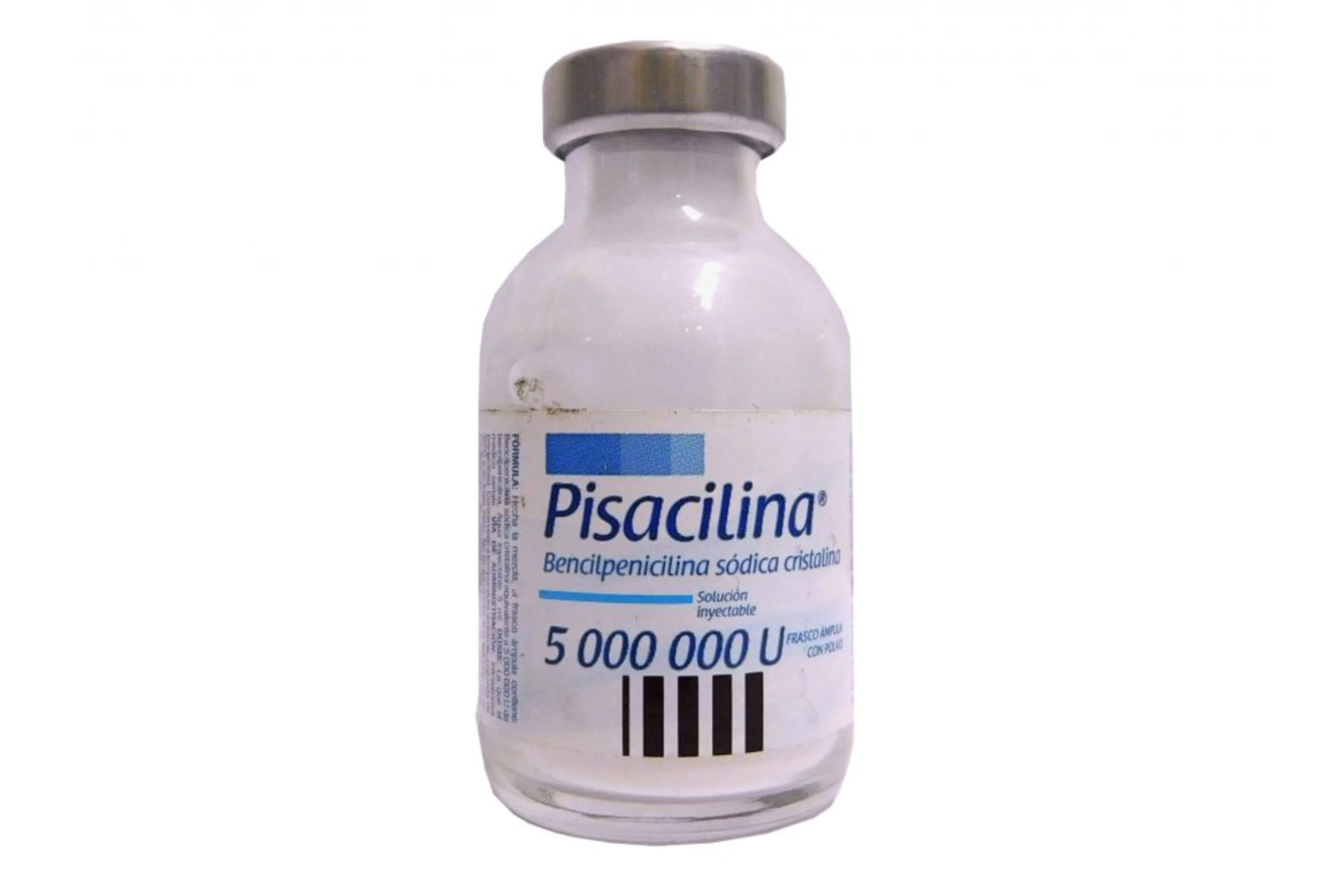 Pisacilina Penicilina G 5000000 Ui Solución Inyectable Con 1 Frasco Con Ámpula