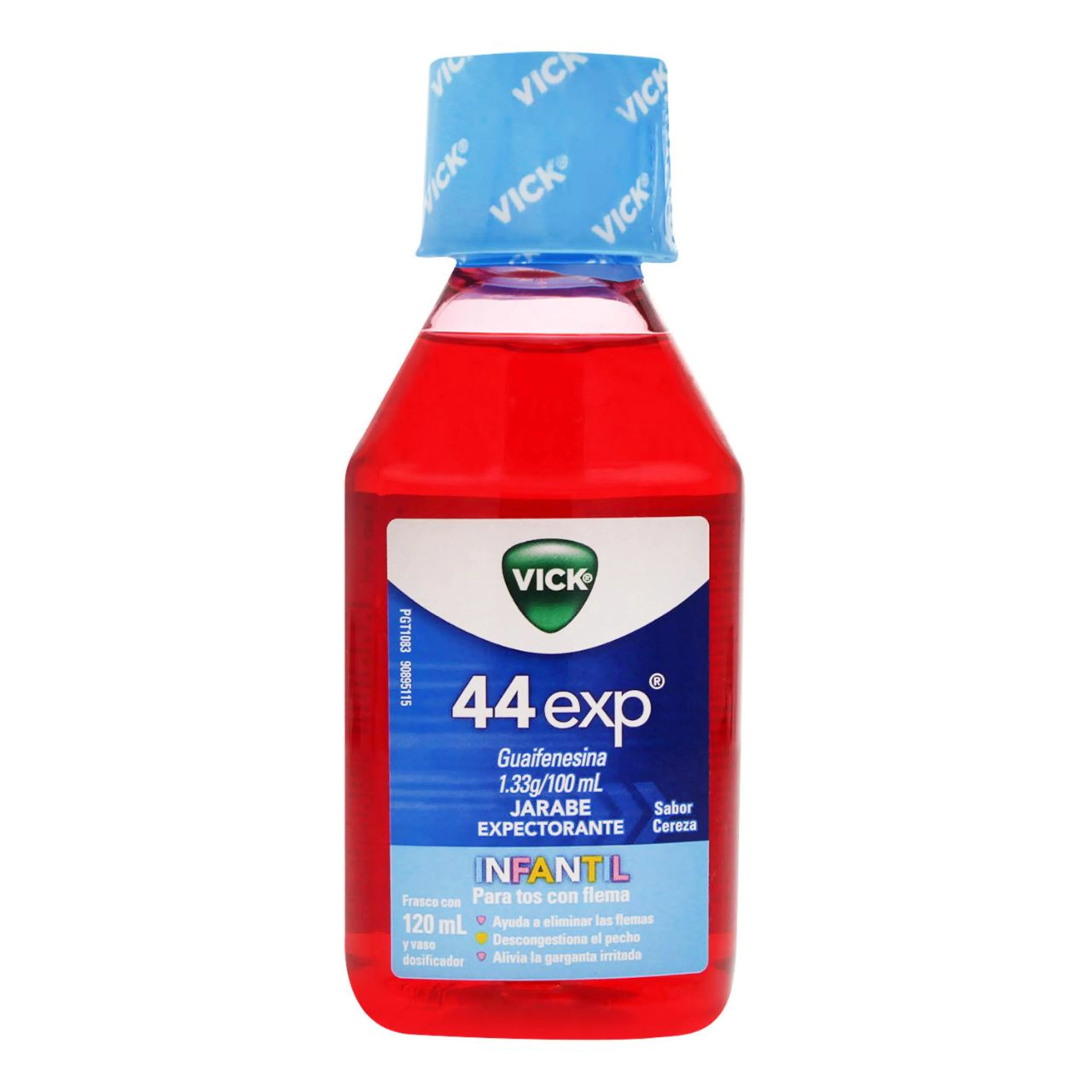 Vick 44 Jarabe Infantil Sabor Cereza Con 120 Ml