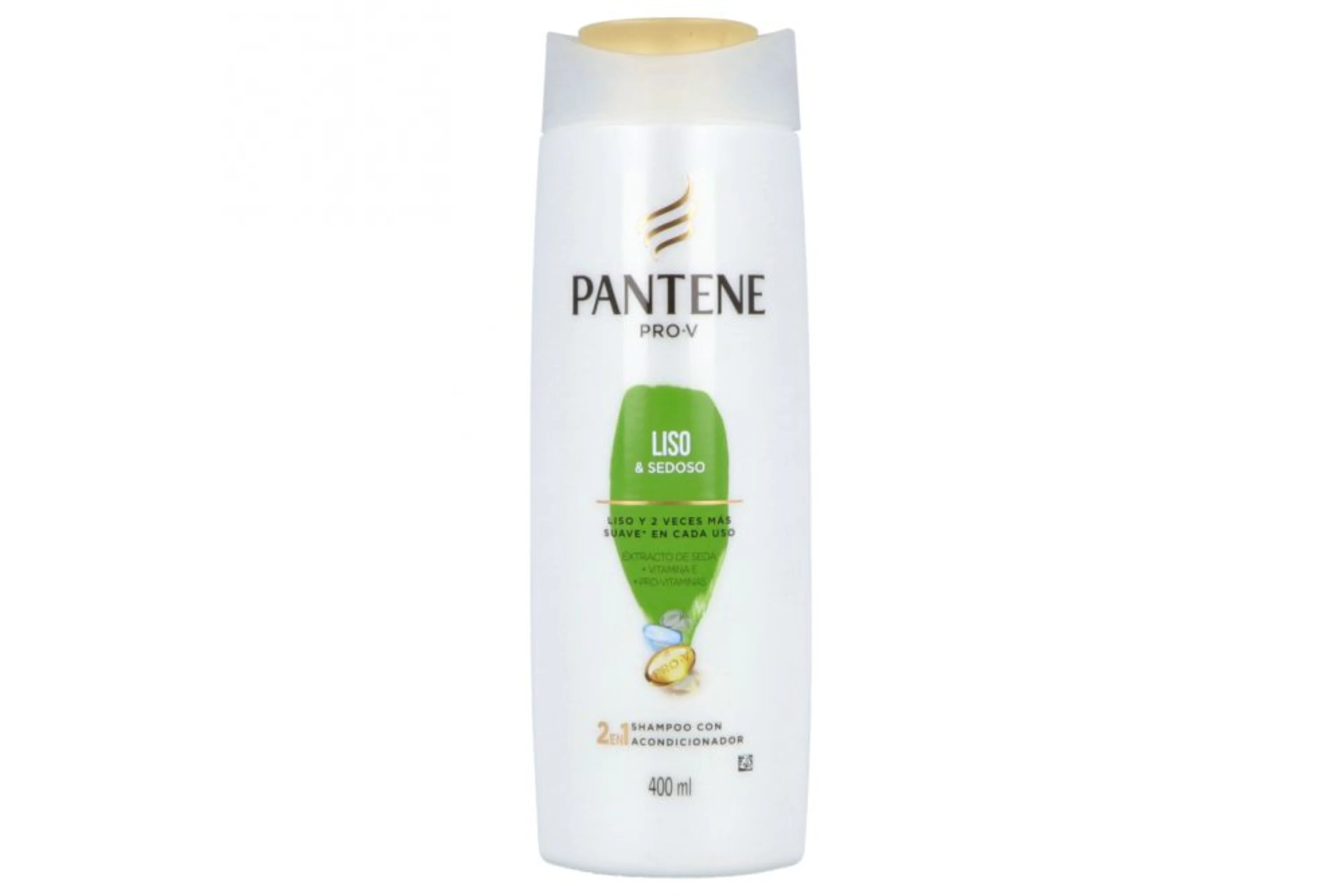 Pantene Pro-V Shampoo Con Acondicionador Liso Y Sedoso 400 Ml
