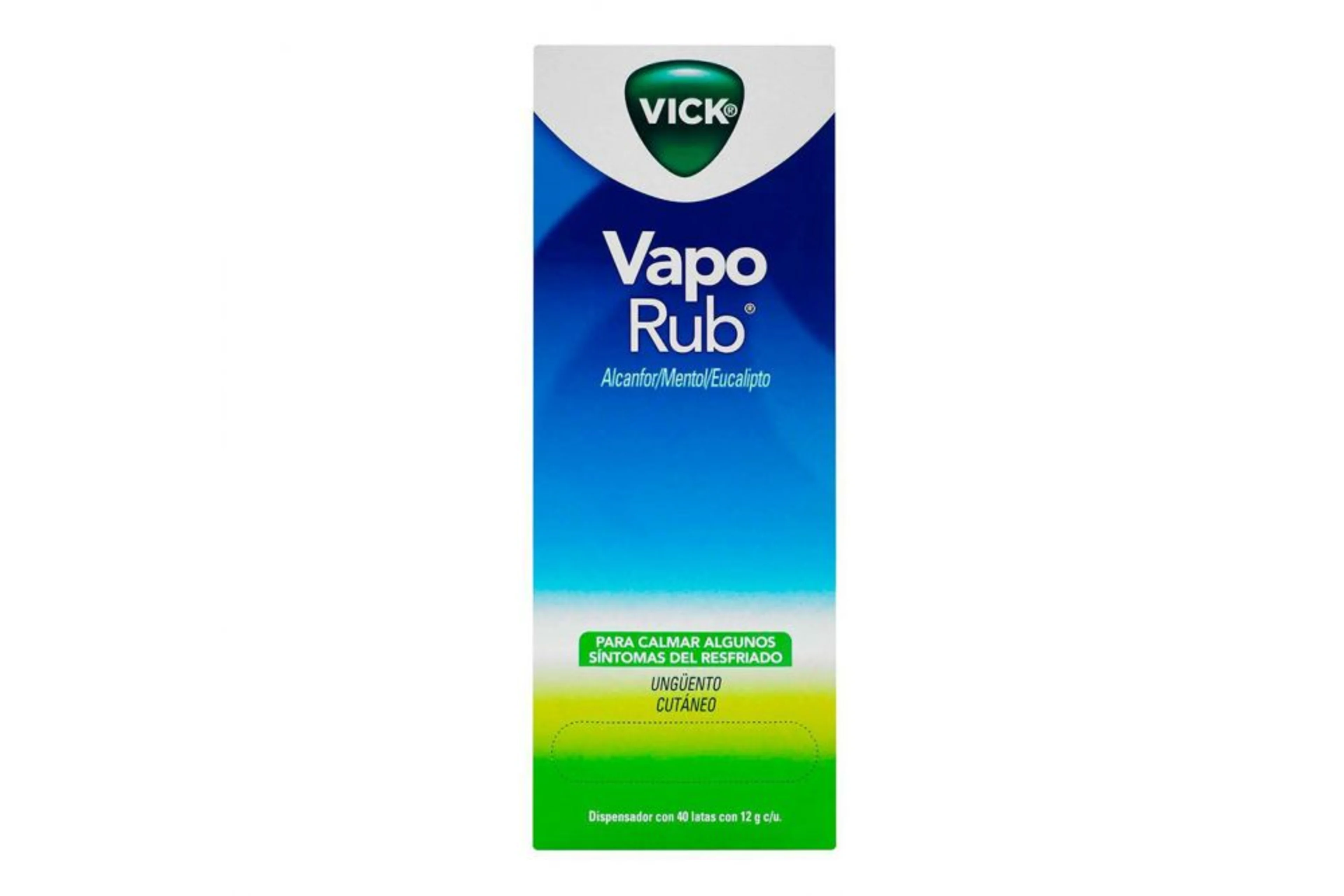 Vick Vaporub Con 40 Latas De 12 Gr