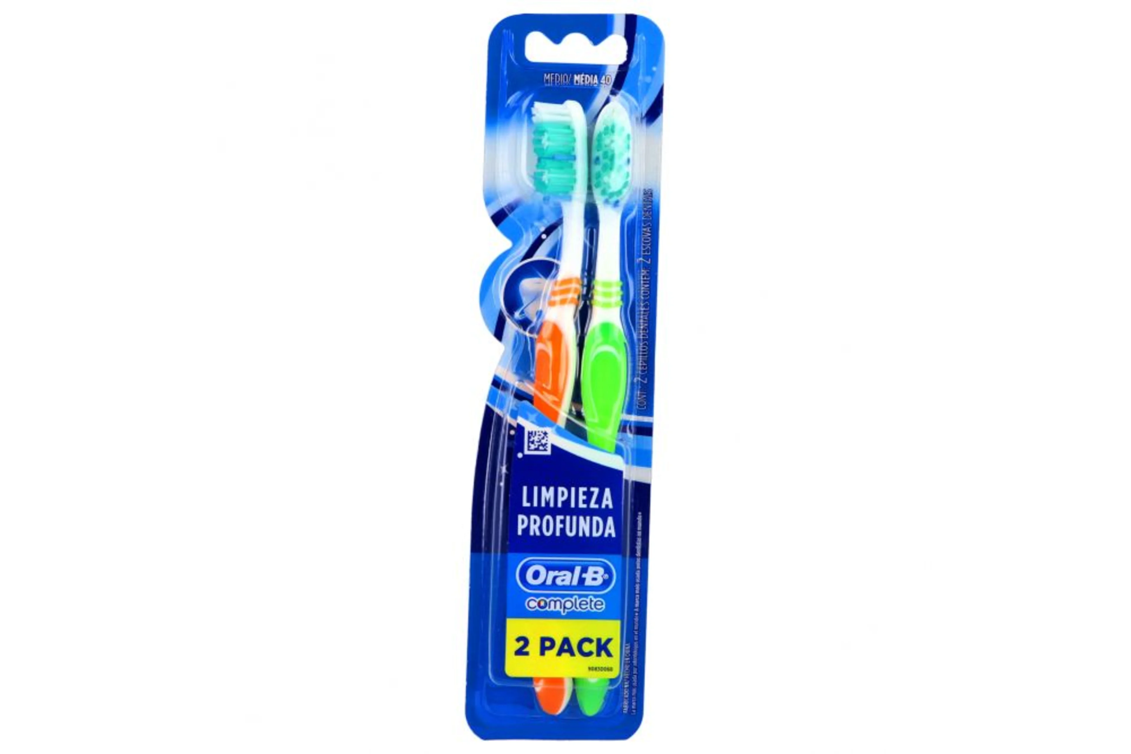 Oral-B Limpieza Profunda Cepillo Dental Con 2 Piezas