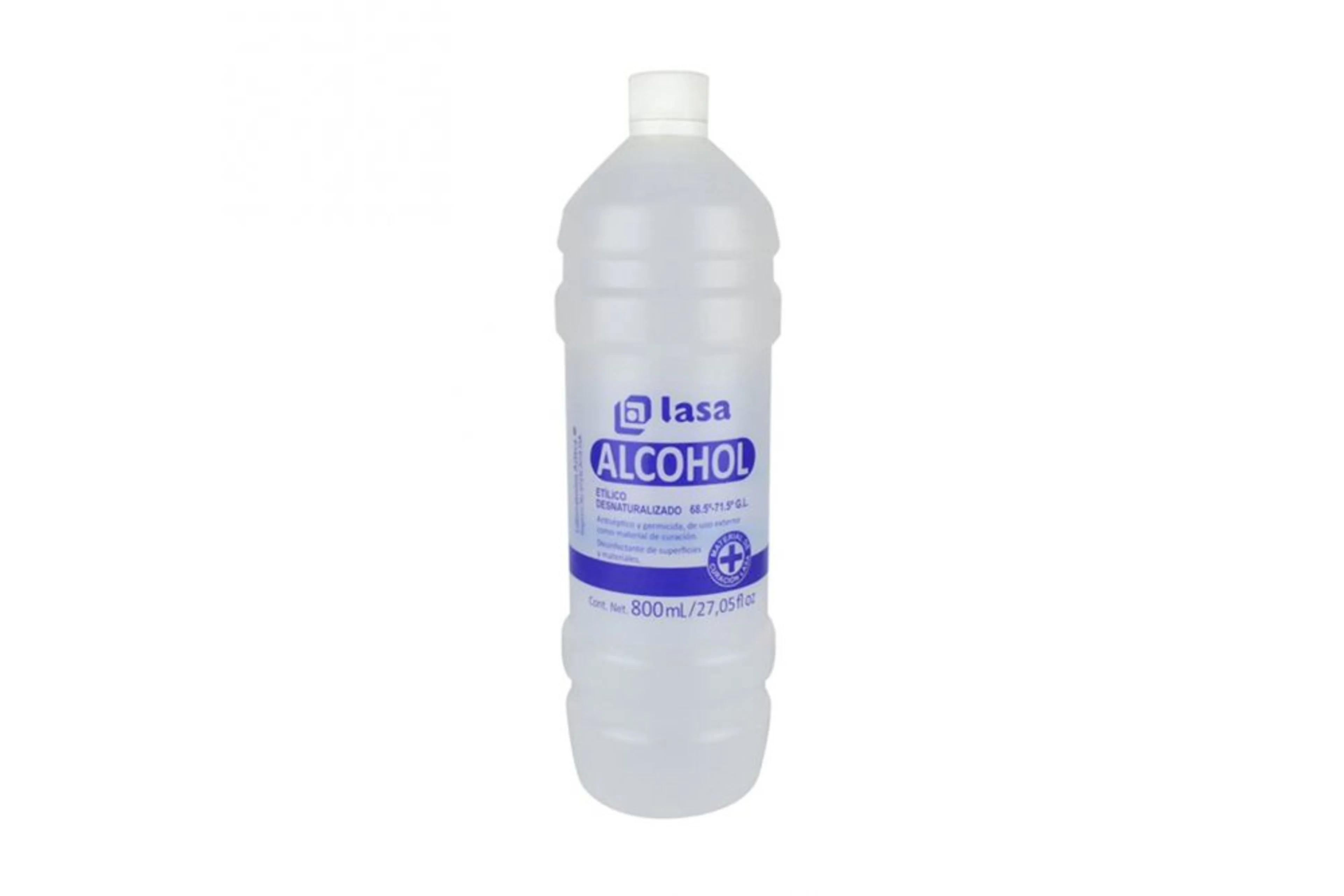 Lasa Alcohol Etílico Desnaturalizado Con 800 Ml