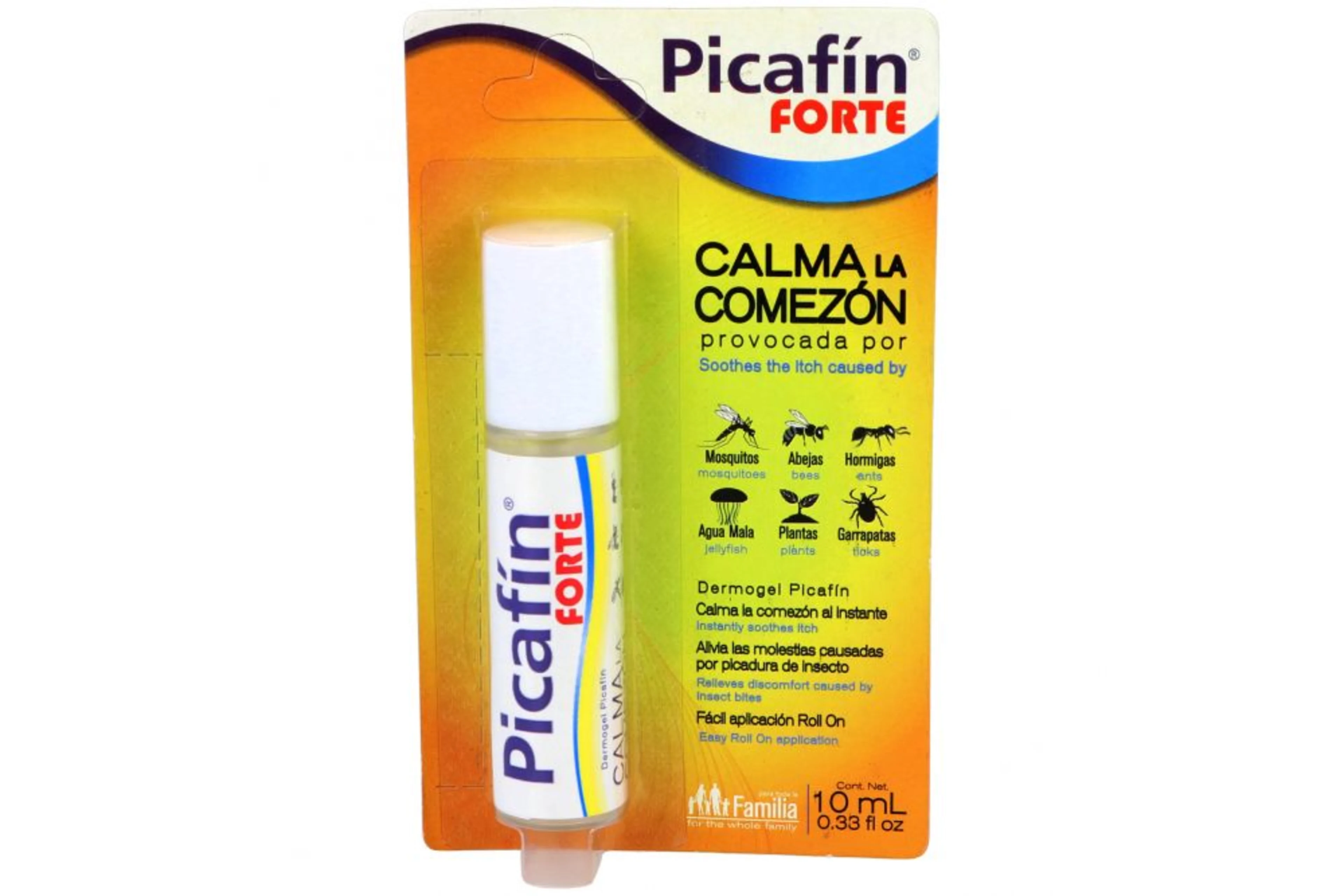 Picafin Forte Para Comezón Por Picaduras De Insectos Con 10 Ml