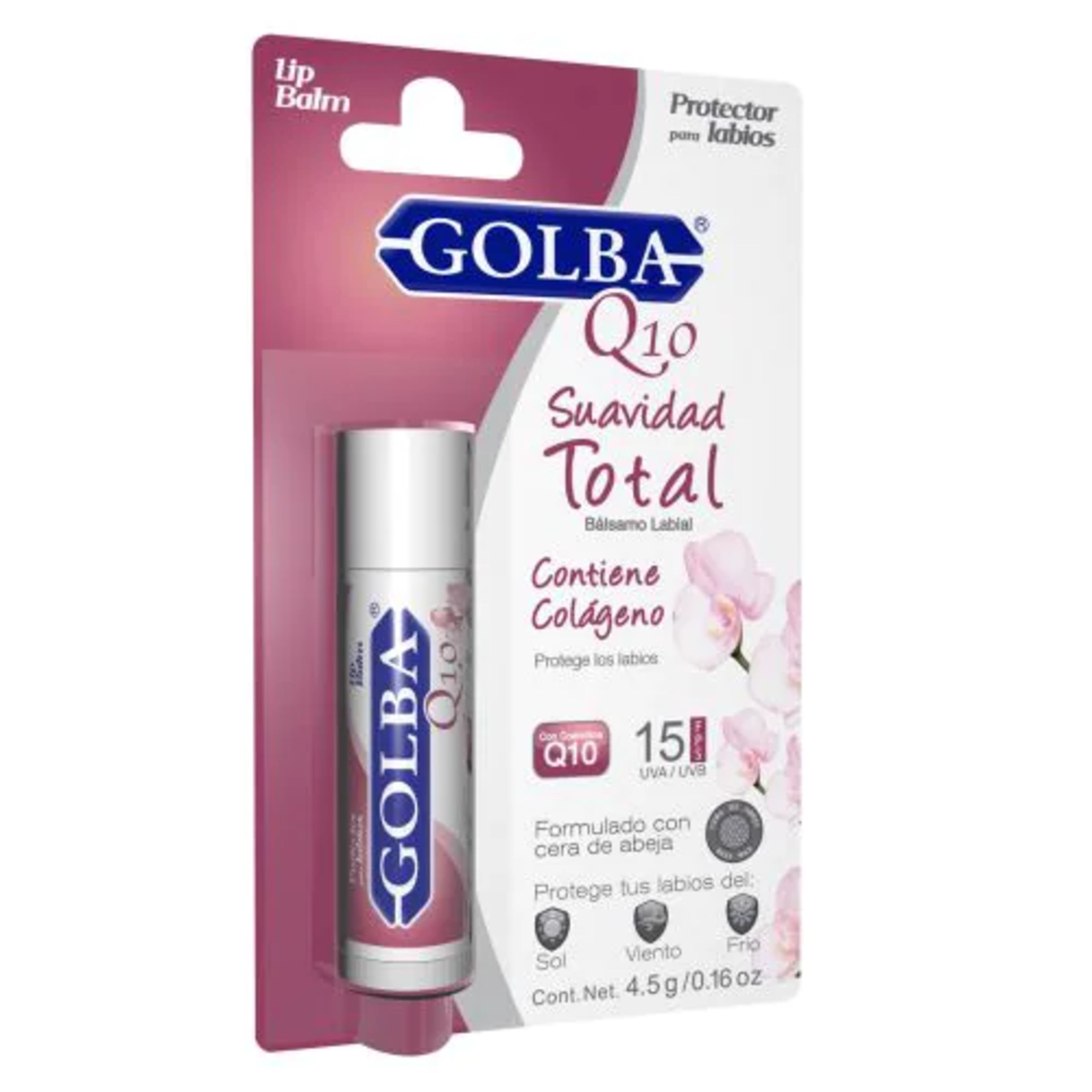 Golba Protector Labial Q10 Suavidad Total 4.5 G