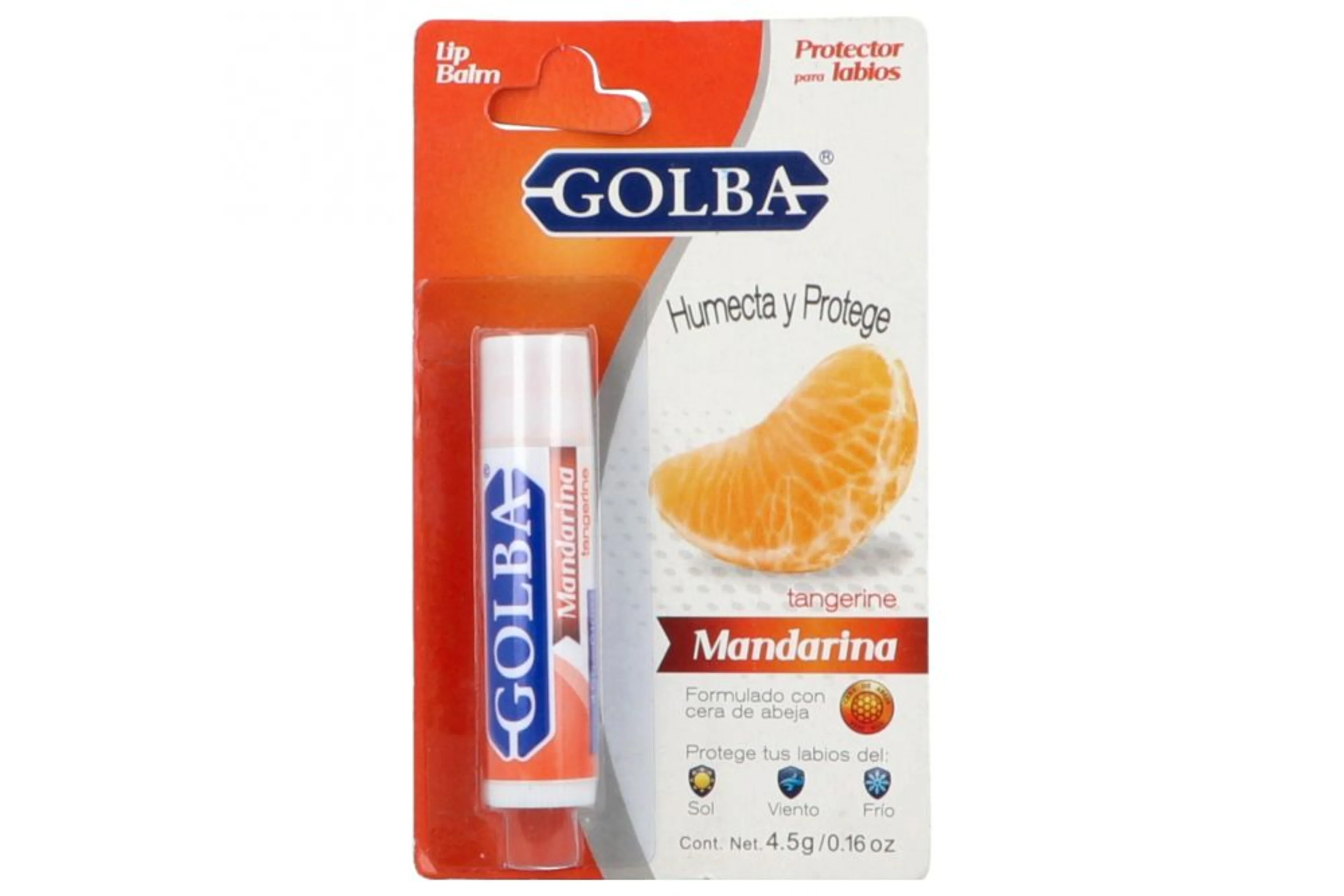 Golba Protector Labial Sabor Mandarina 4.5 G