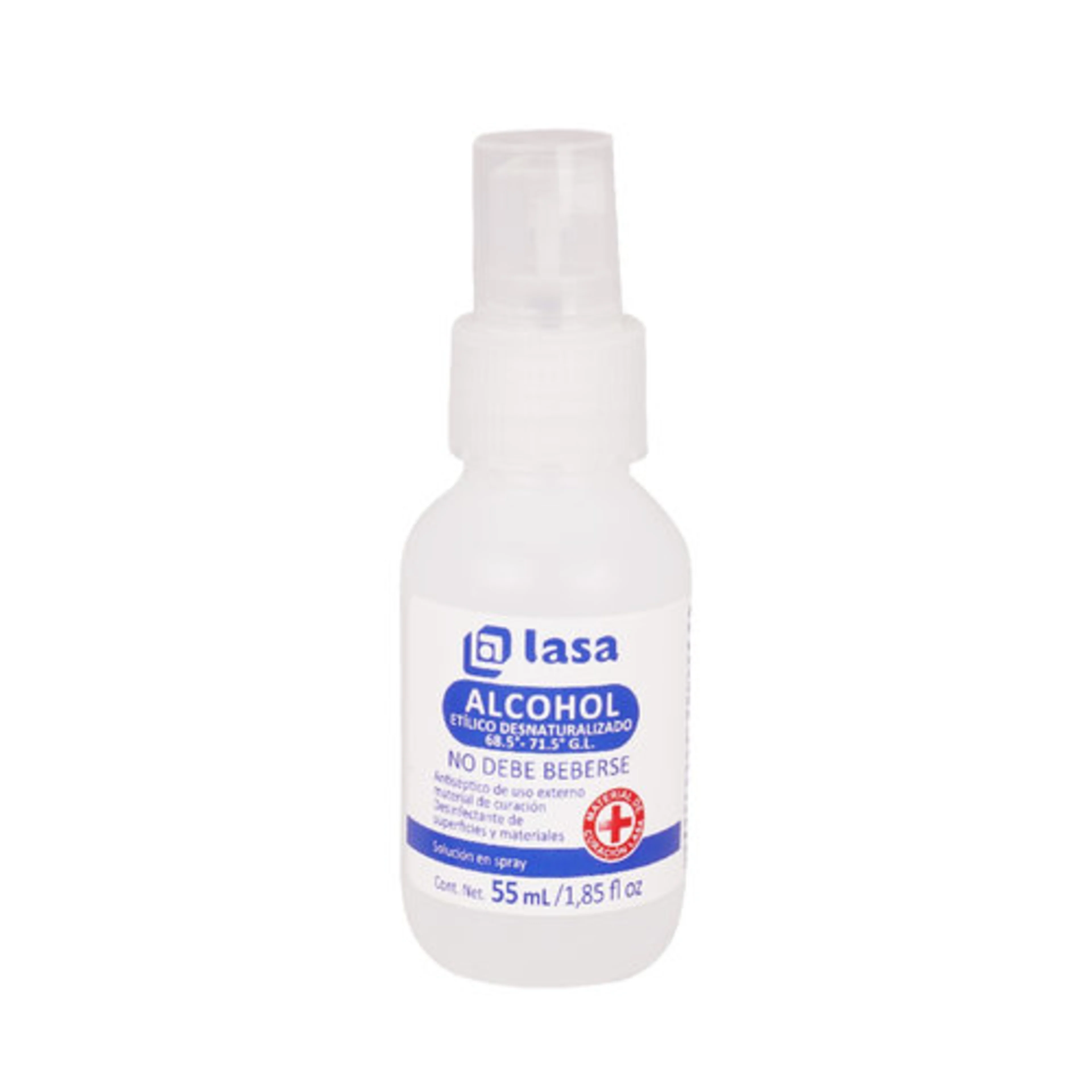 Lasa Alcohol Desnaturalizado En Spray Con 55 Ml