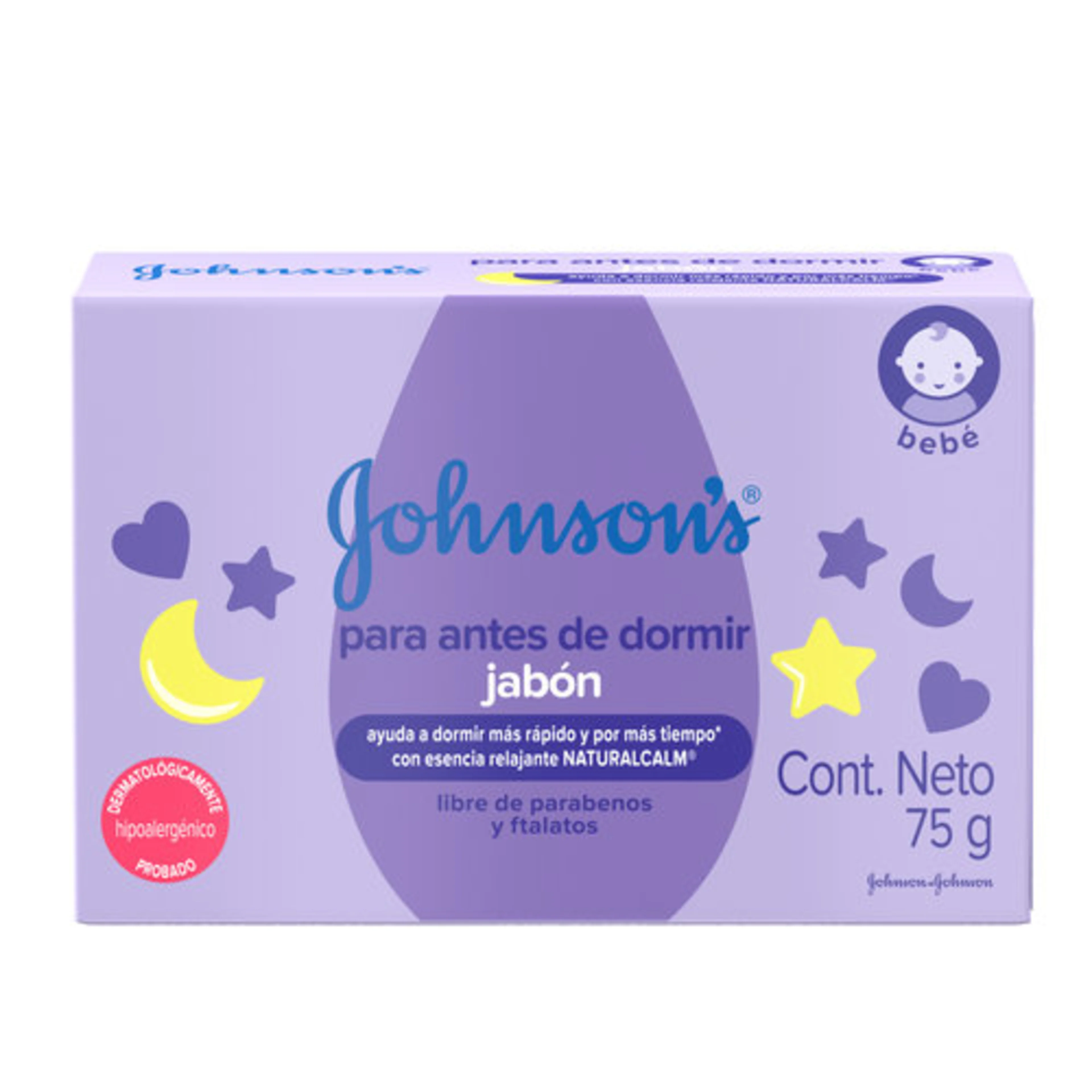 Johnson’S Baby Jabón Para Antes De Dormir Barra 75 G