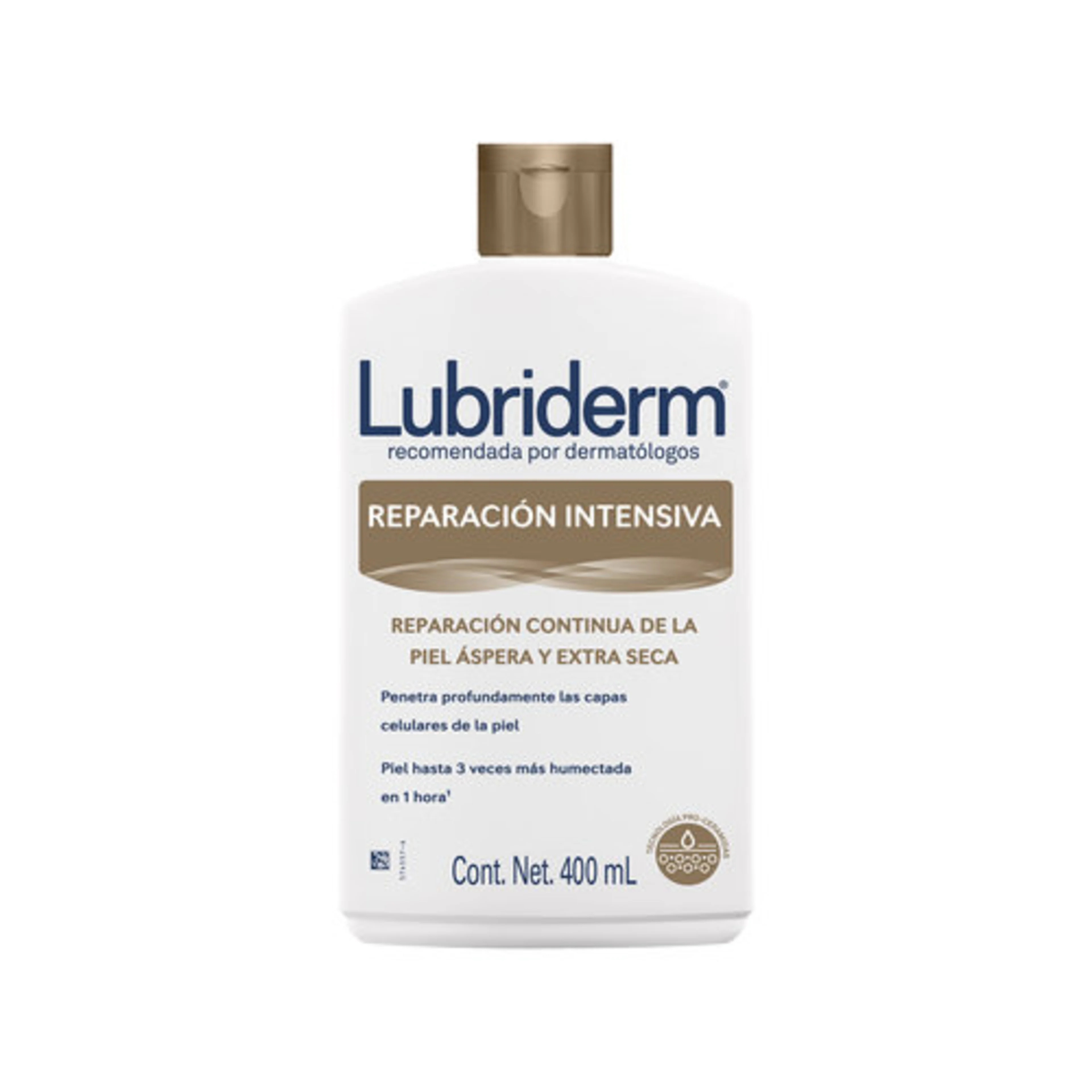 Lubriderm Reparación Intensiva Crema Corporal Con 400 Ml