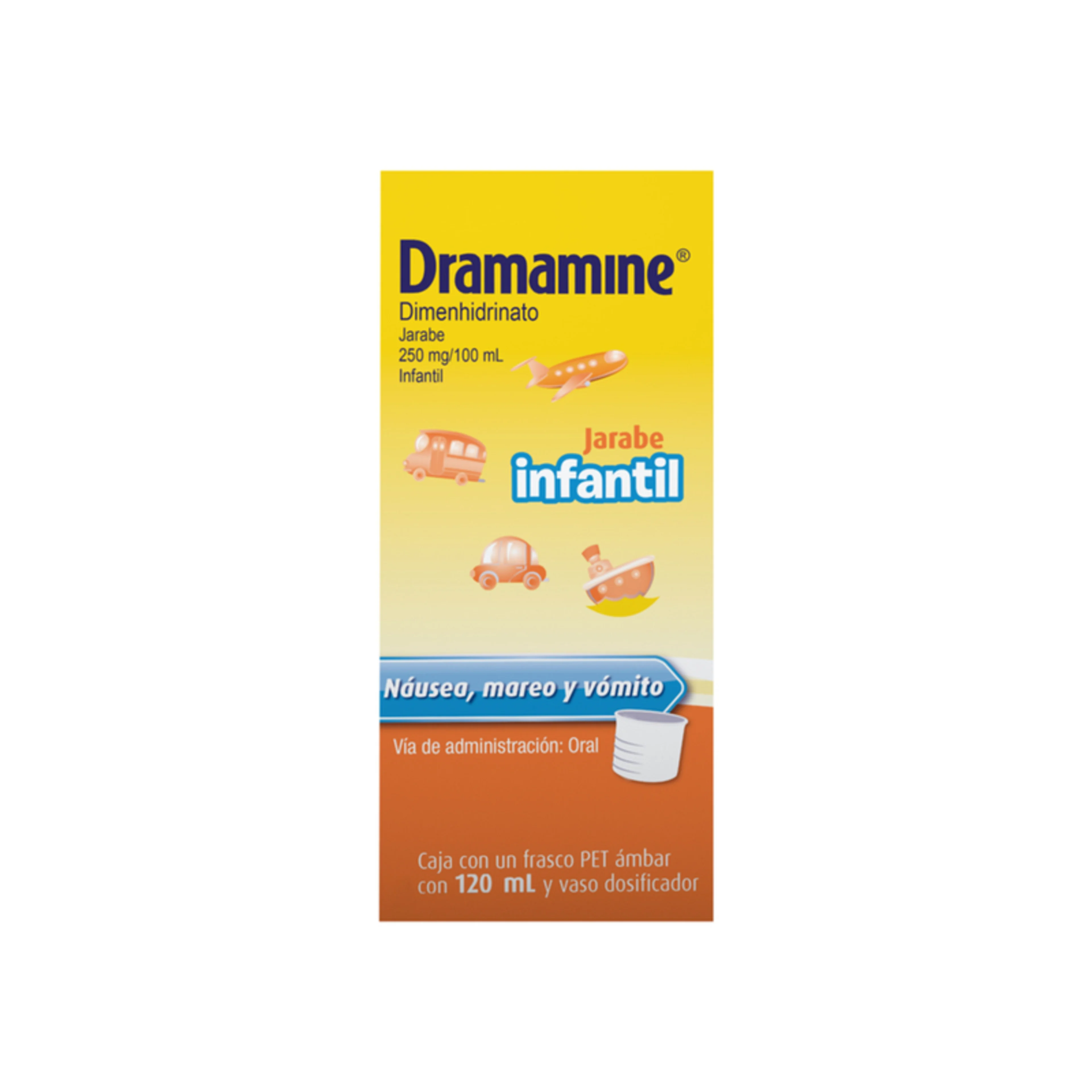 Dramamine 250 Mg Jarabe Infantil 120 Ml