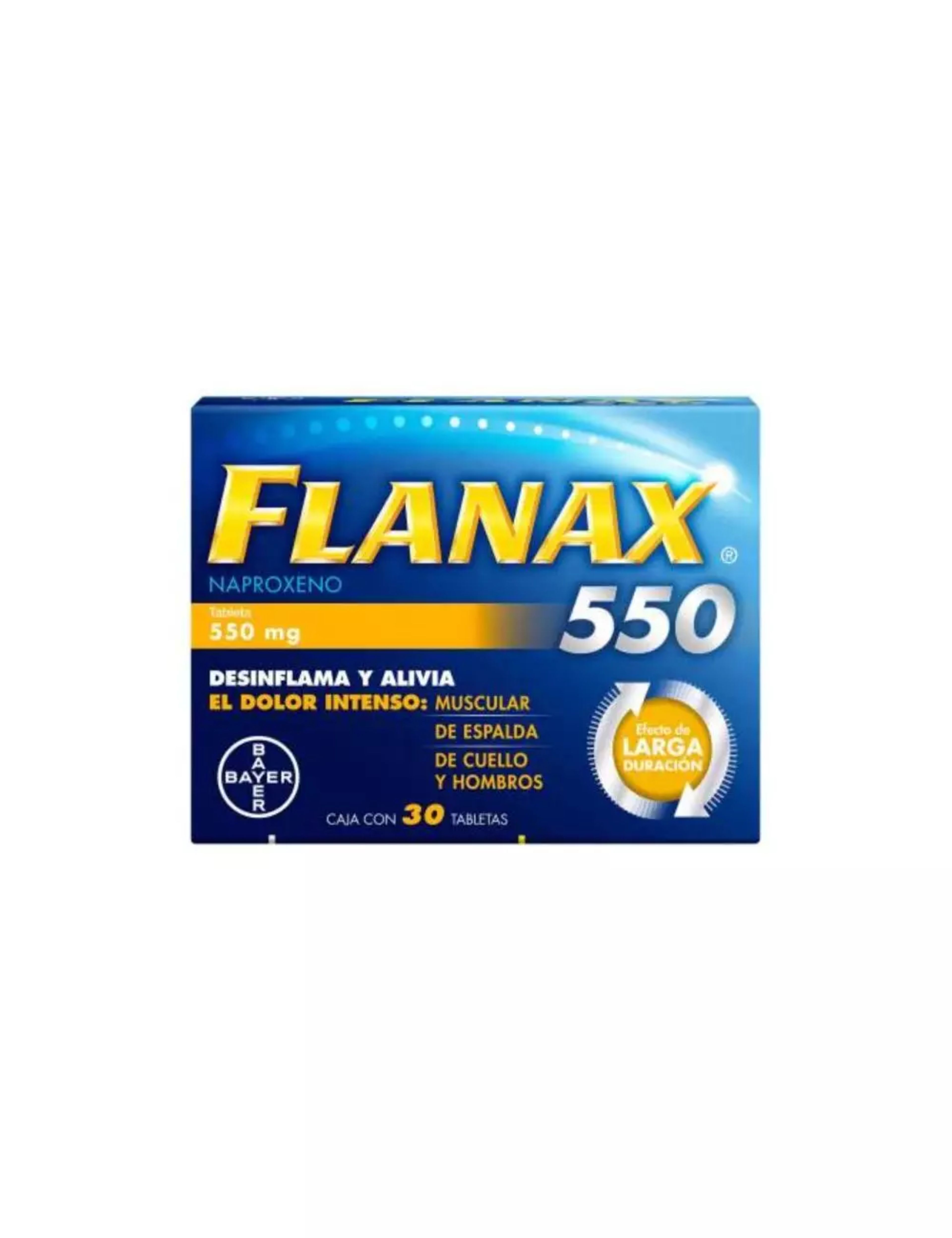 Flanax 550 Mg Con 30 Tabletas
