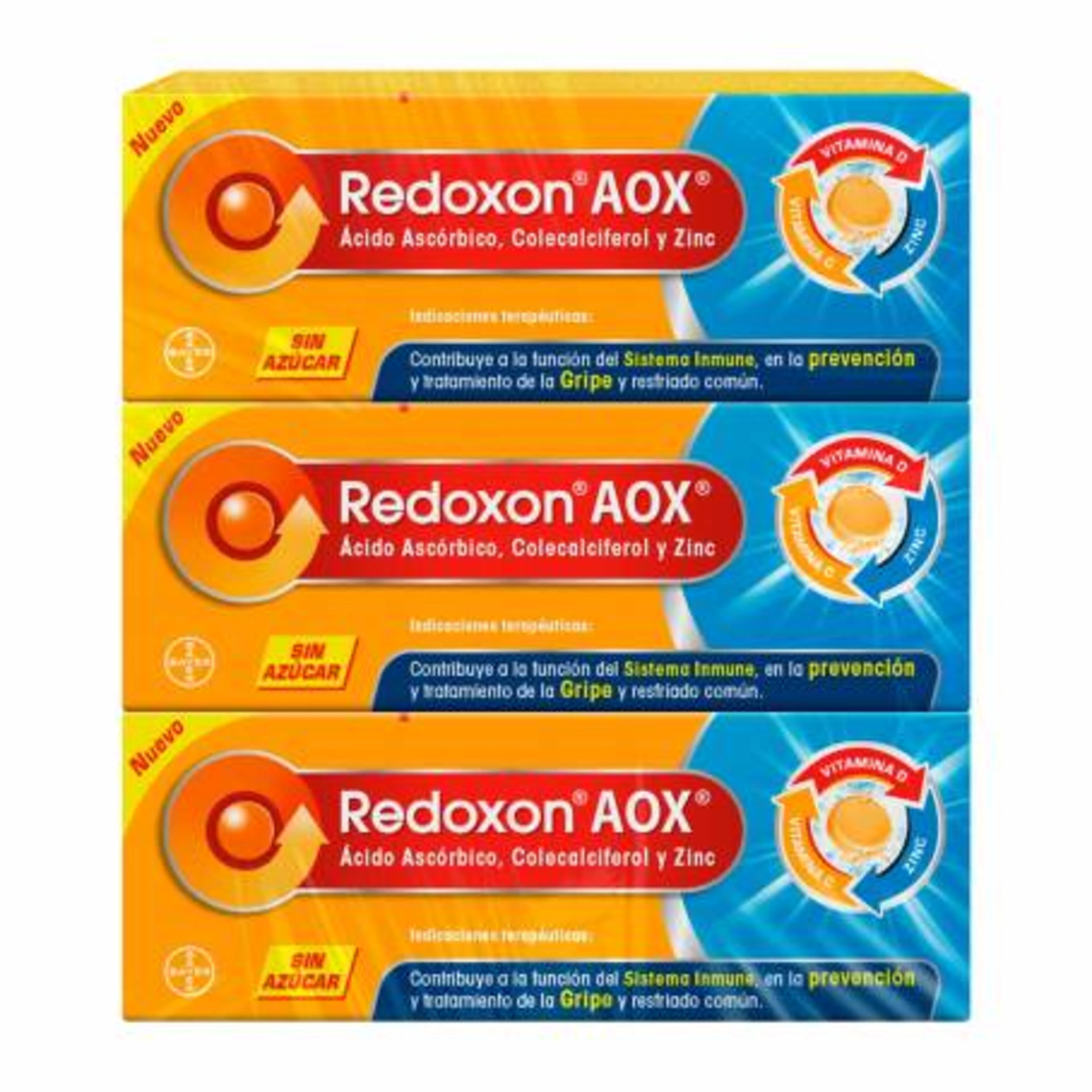 Tabletas efervescentes redoxon AOX 30 piezas