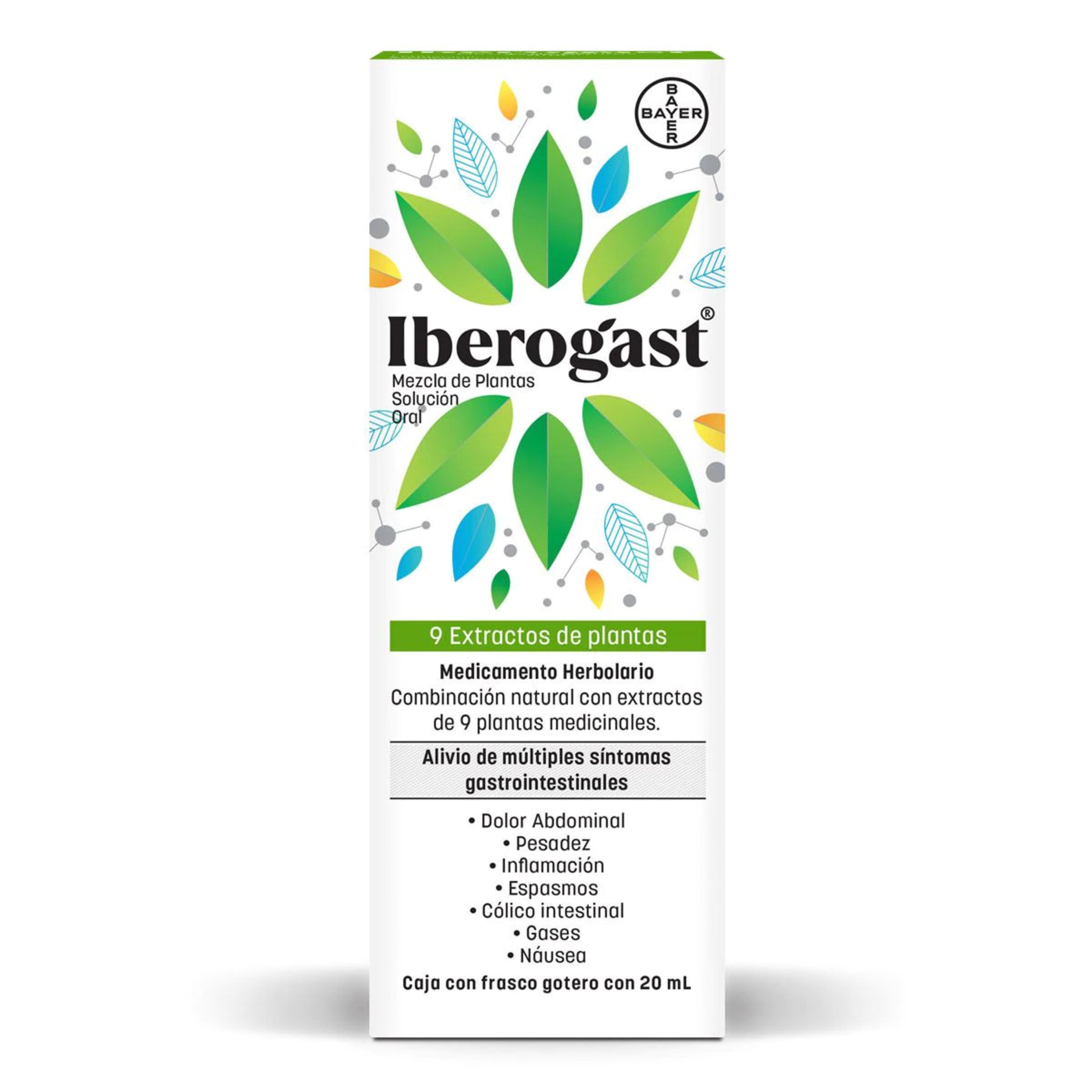 Iberogast Mezcla De Plantas Con 20 Ml De Solución Oral