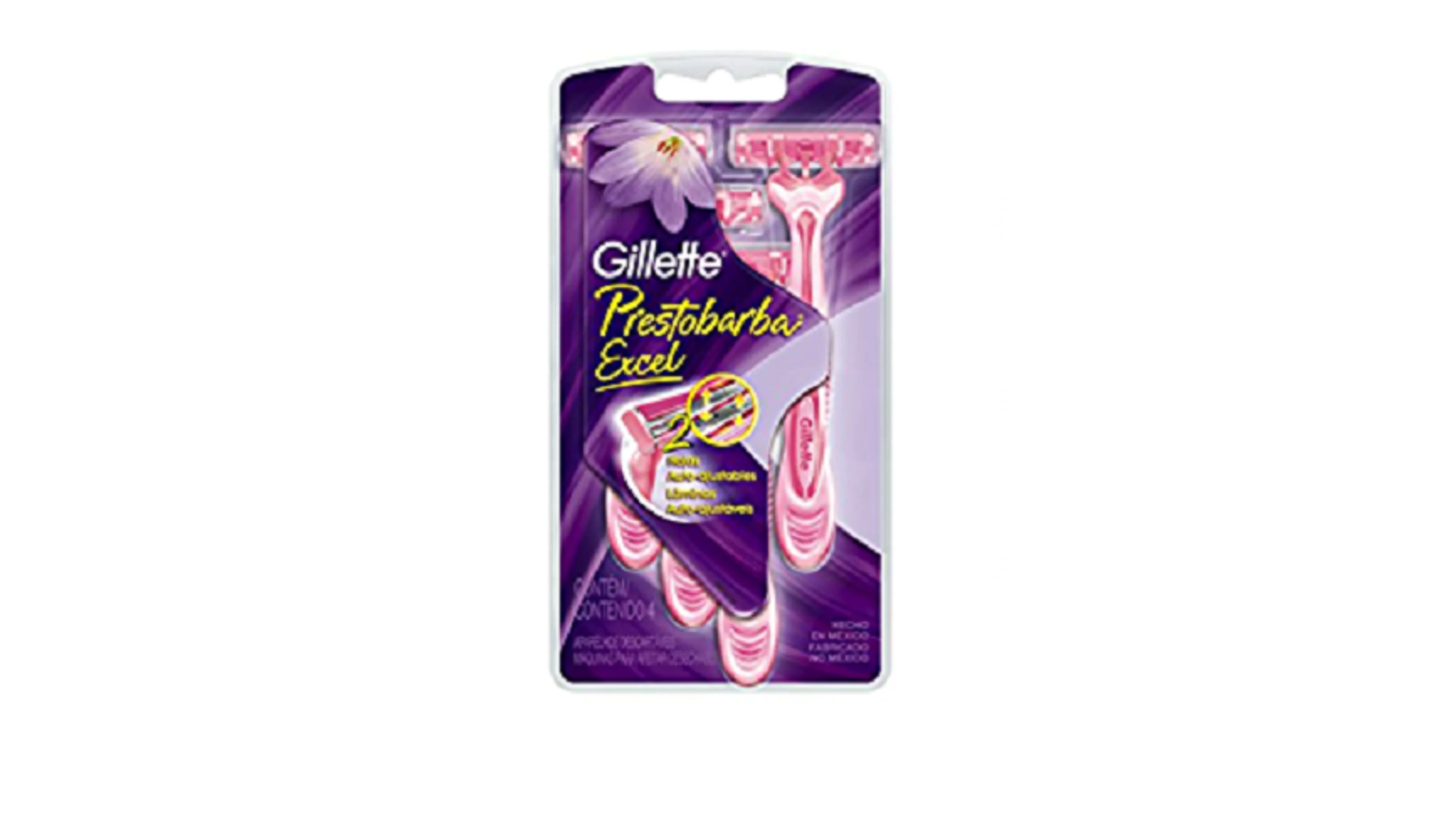 Prestobarba excel women blister con 4