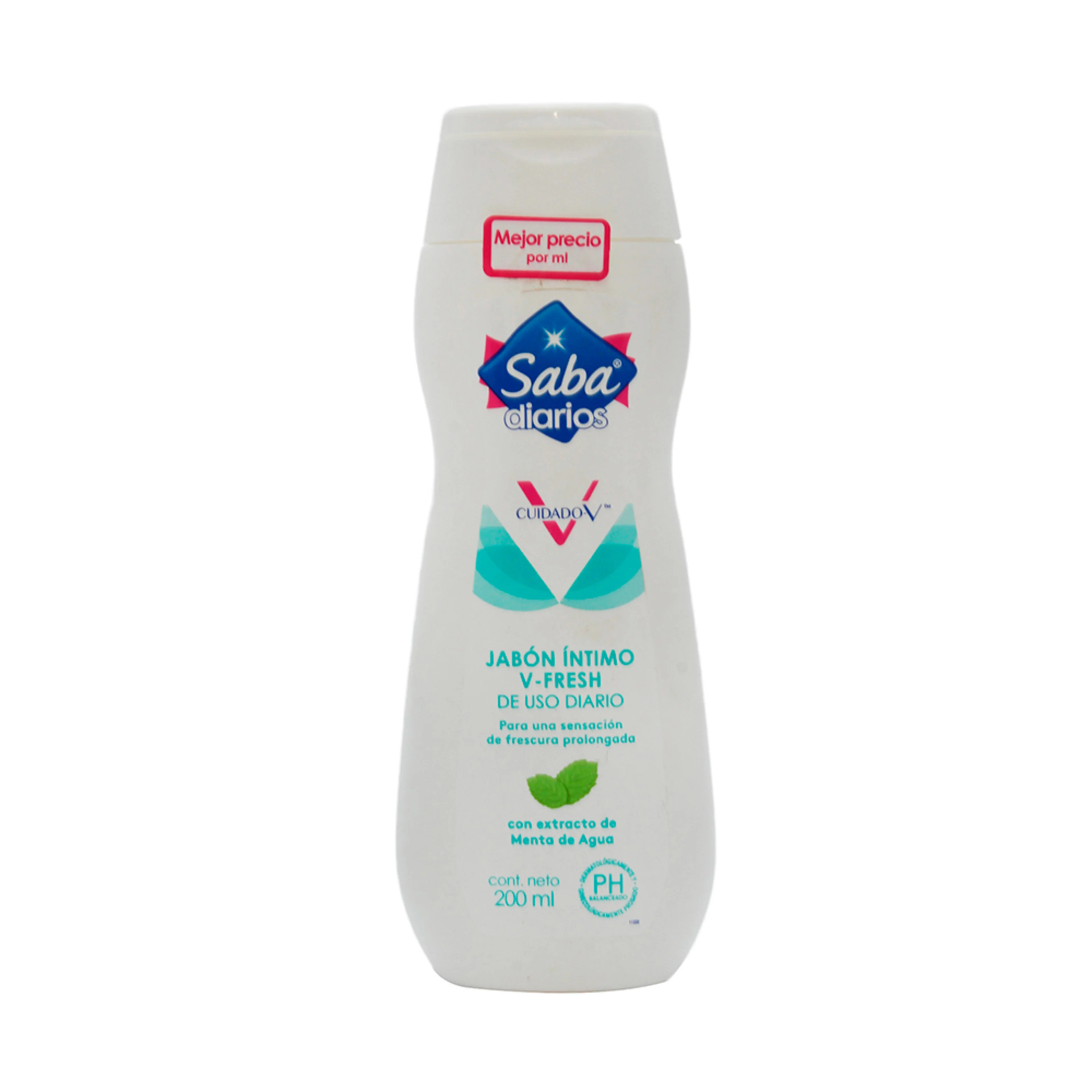 Saba Diarios V- Fresh Jabón Íntimo De Uso Diario Con 200 Ml