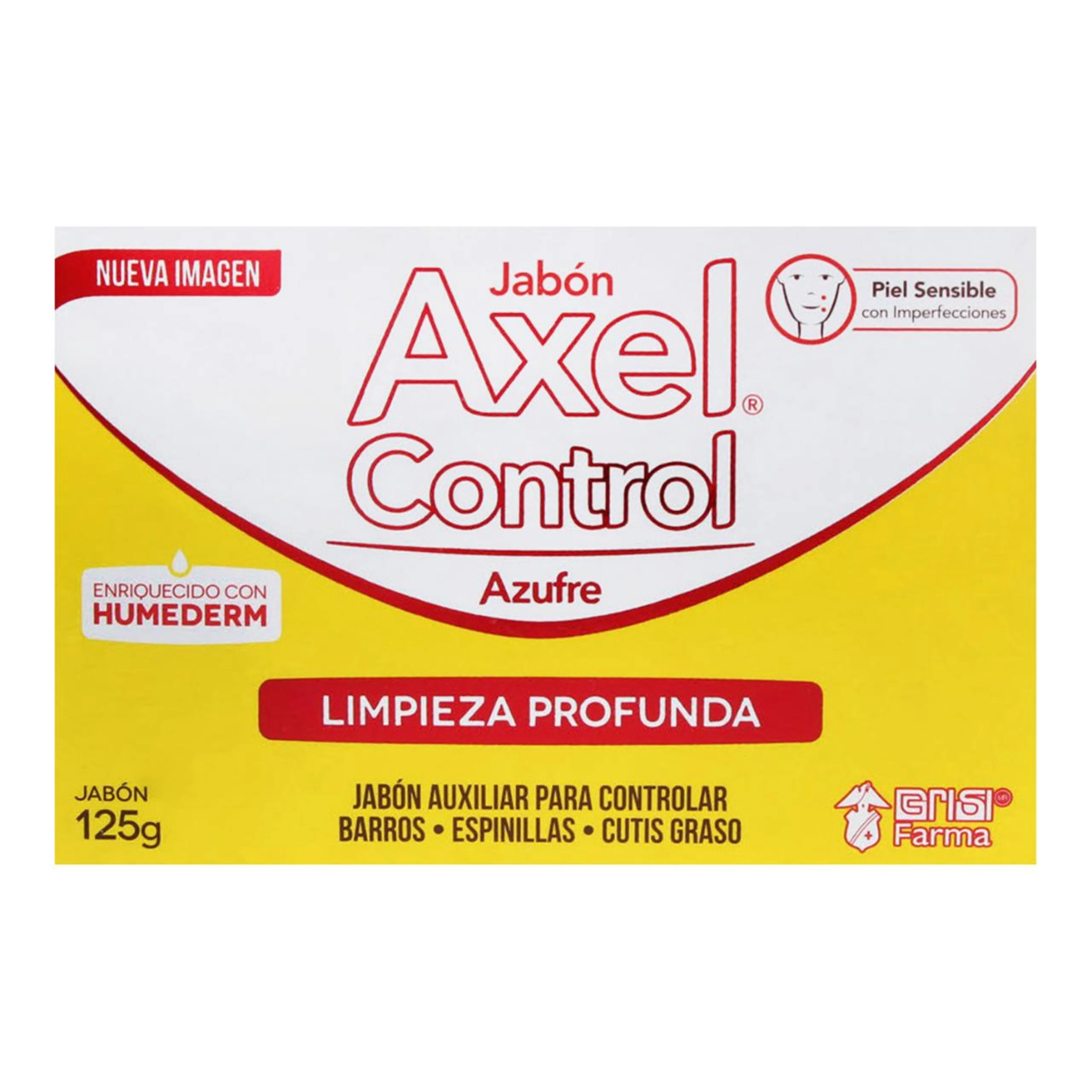 Axel Control Azufre Jabón 125 G