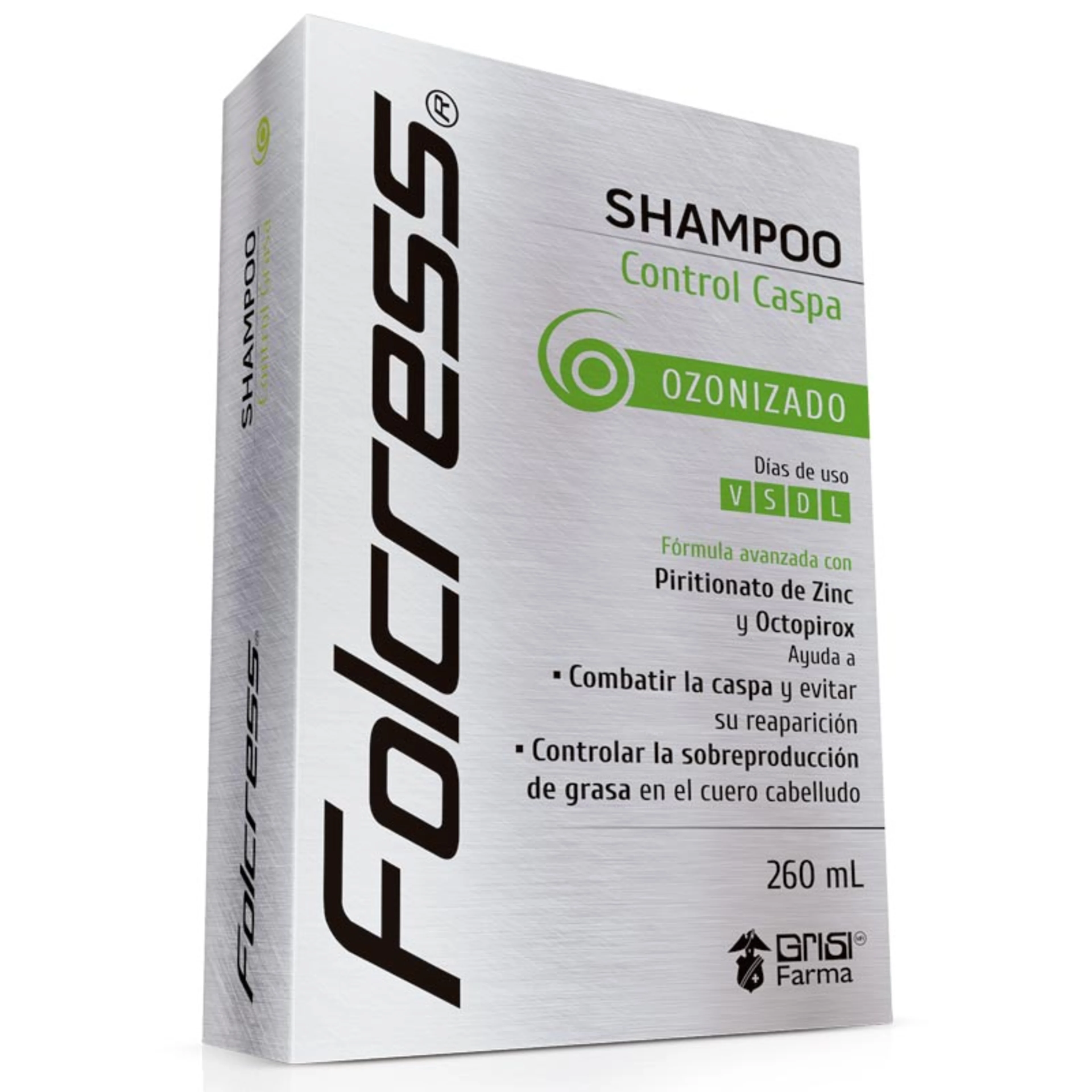Folcress Shampoo Anticaspa 260 Ml Caja