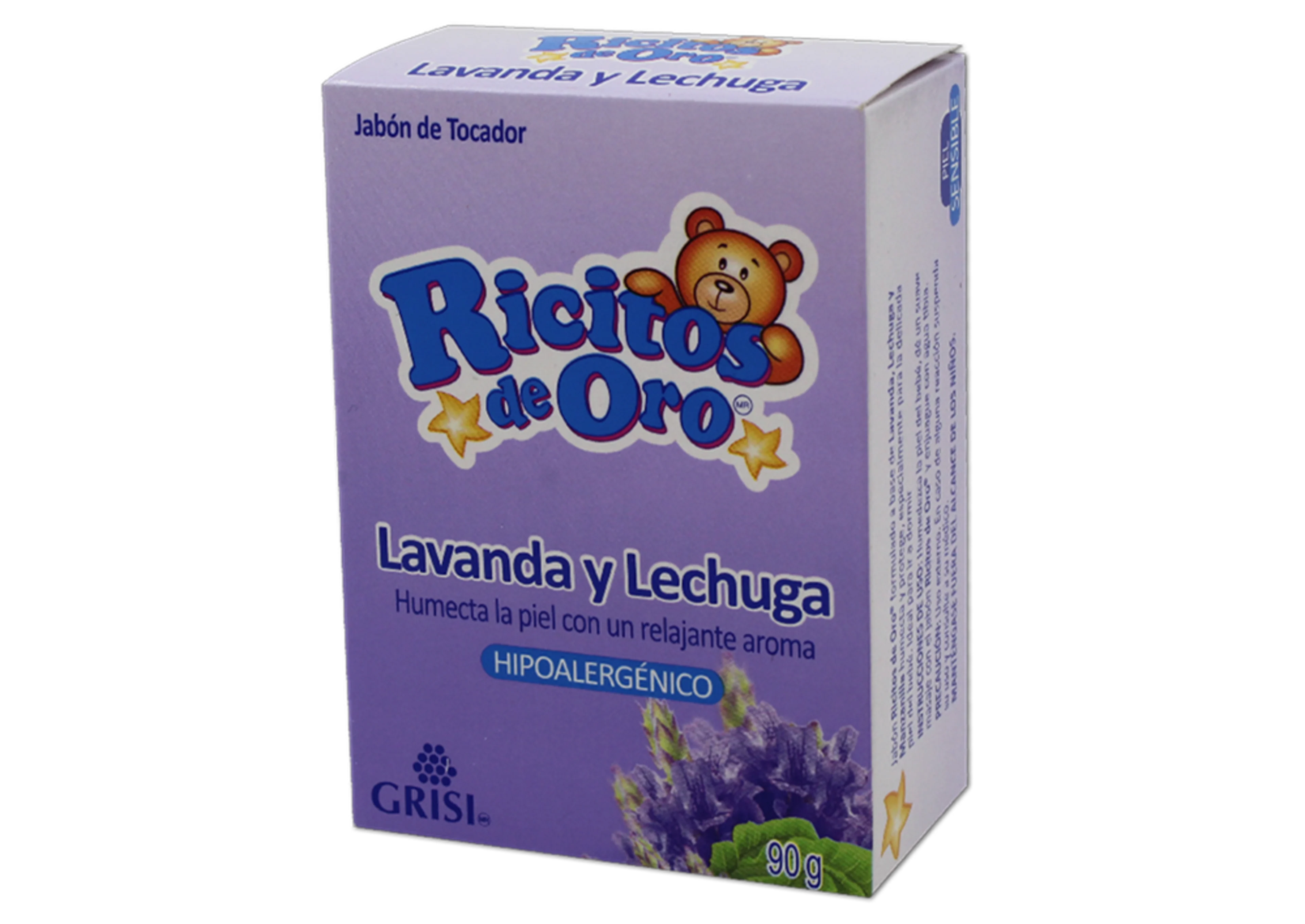 Ricitos Oro Jabón En Barra Lavanda Y Lechuga 90 G