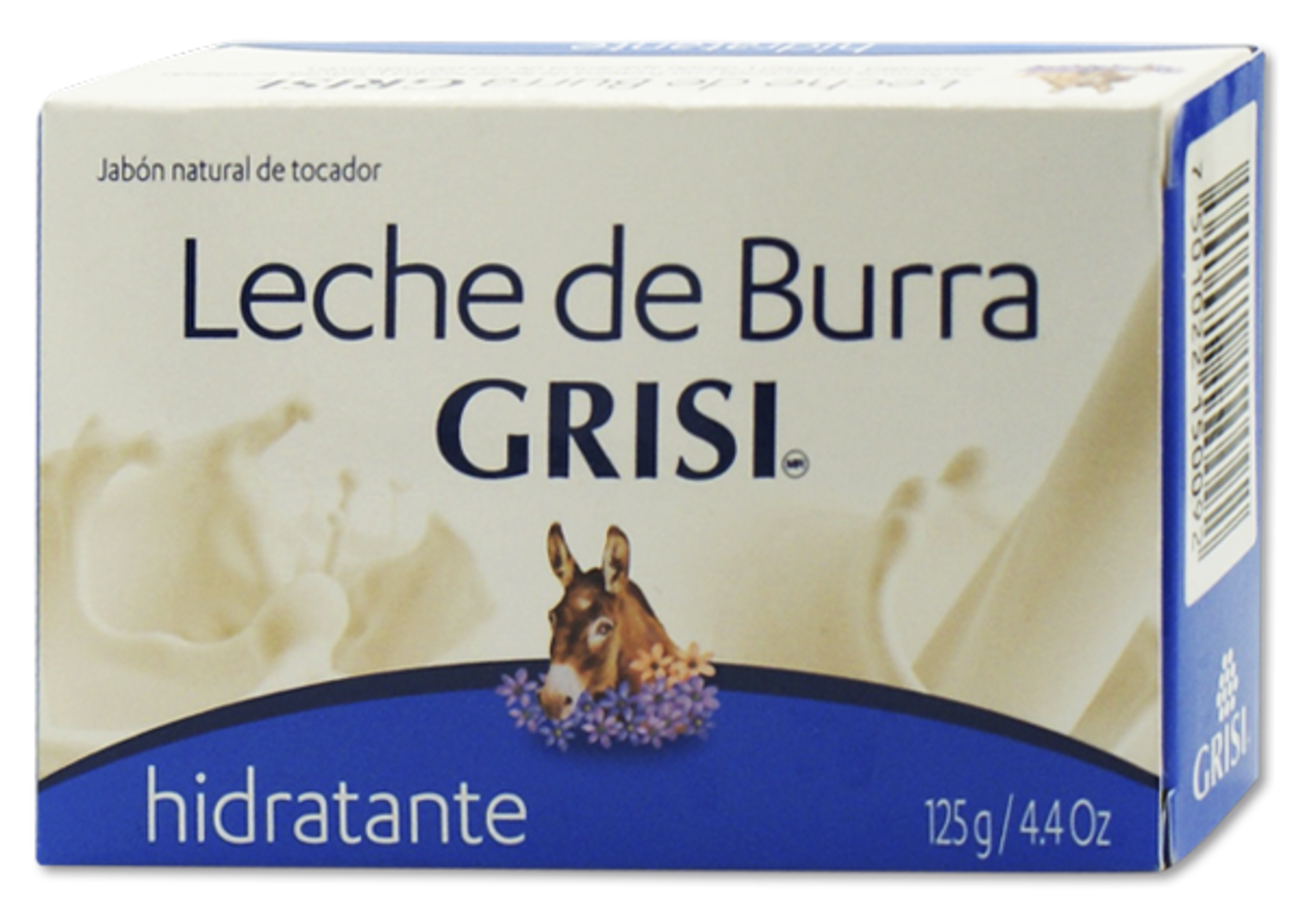 Grisi Leche De Burra Hidratante Jabón En Barra 125 G