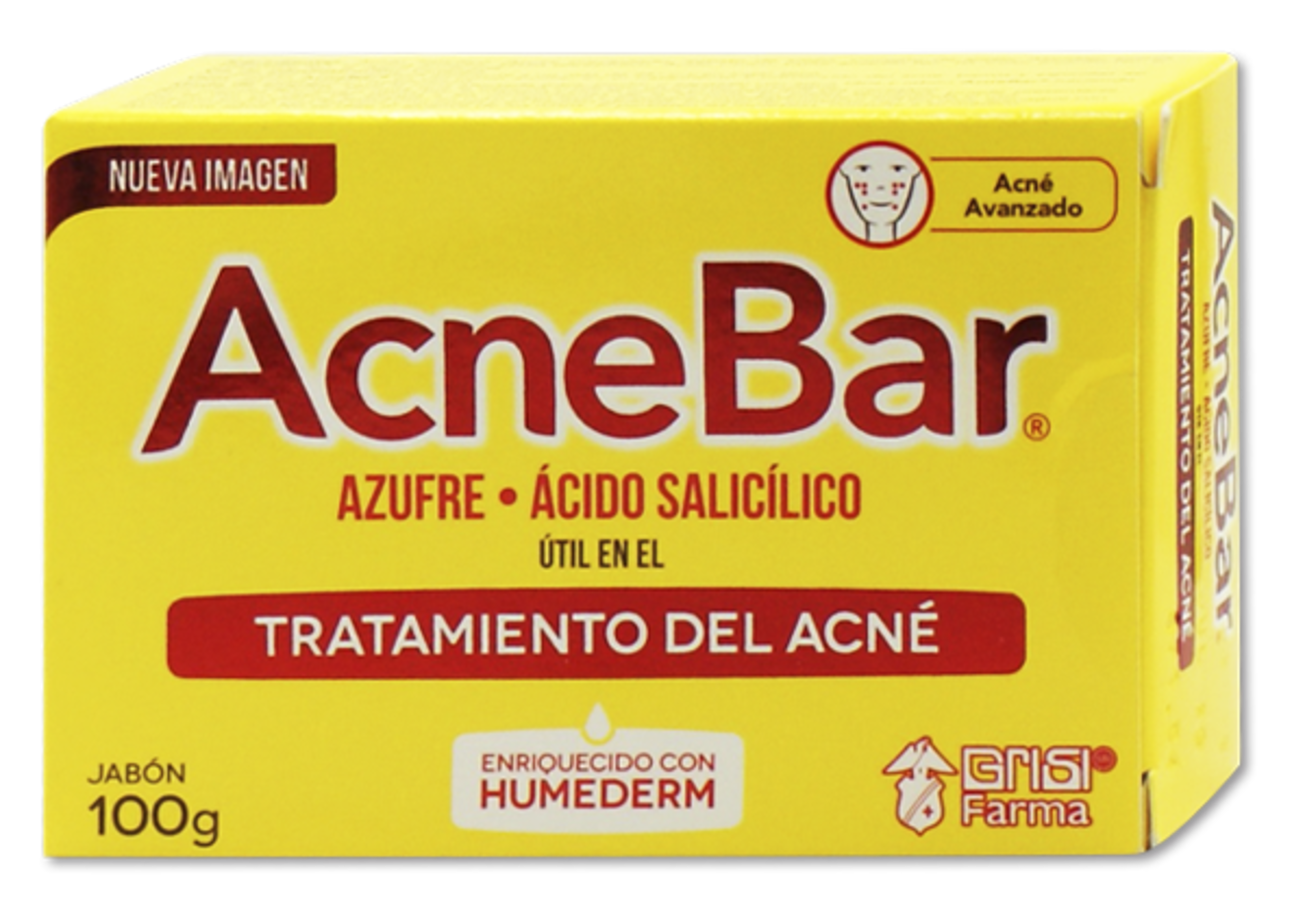 Acnebar Jabón Para El Tratamiento Del Acné En Barra 100 G