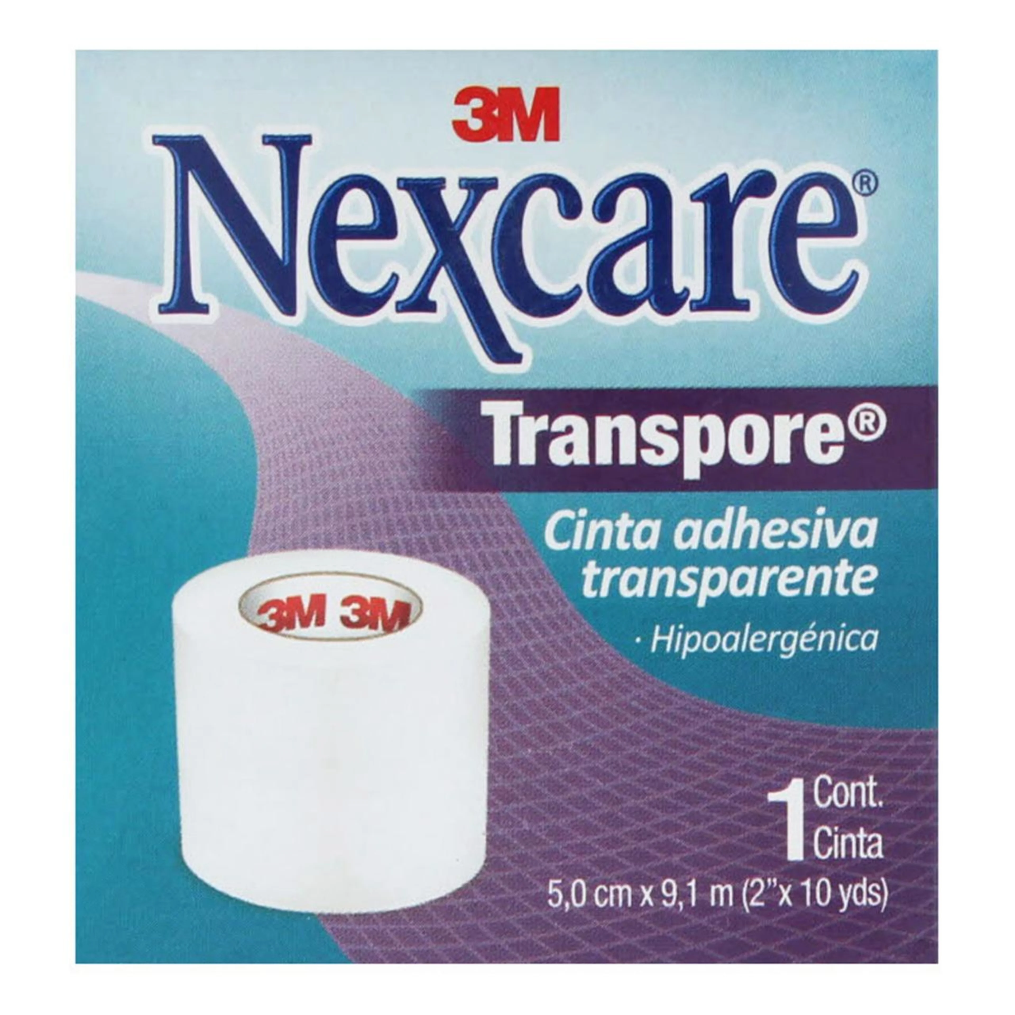 Nexcare Cinta Adhesiva Transparente 5Cmx9.1 M