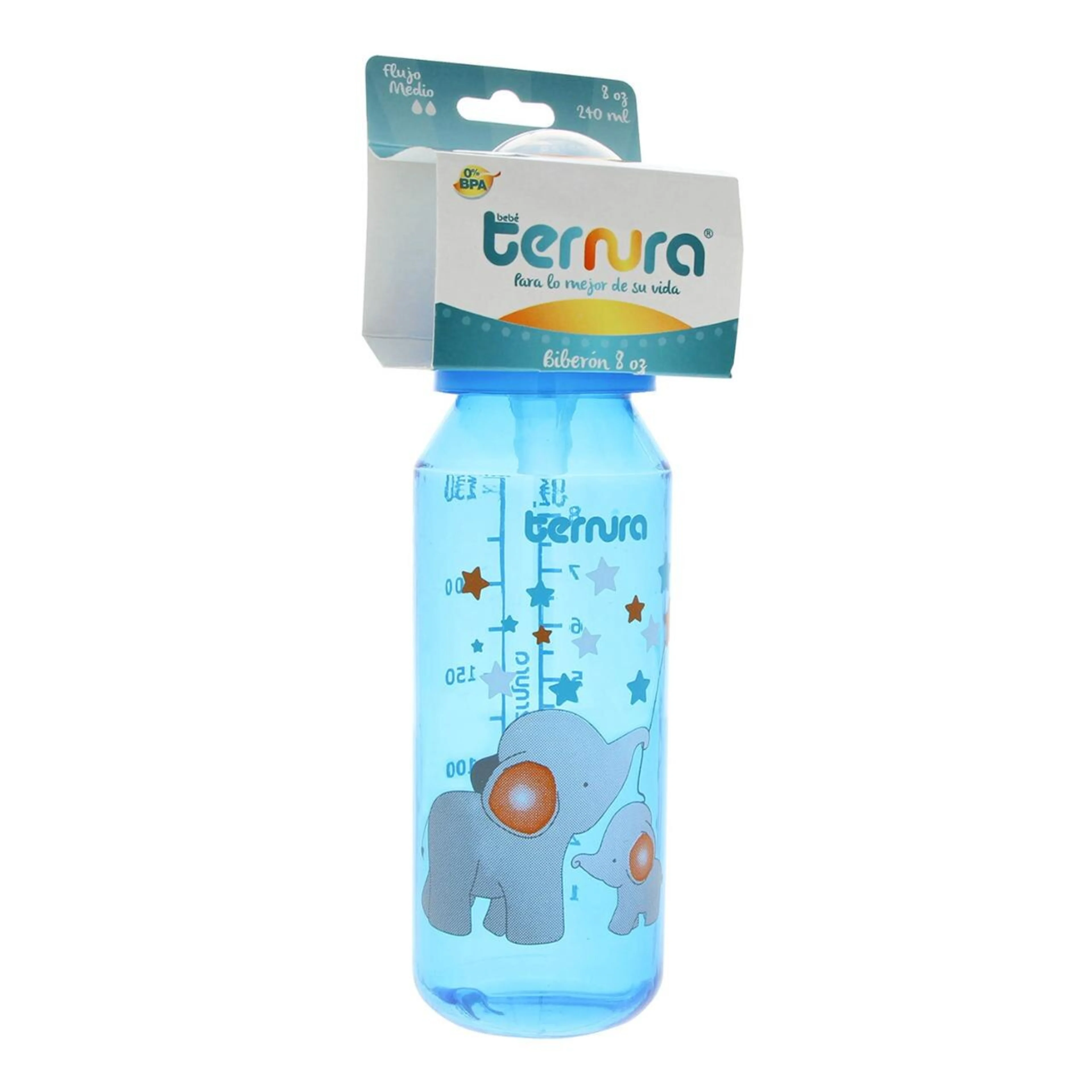 Biberón ternura flujo medio 1 pz.